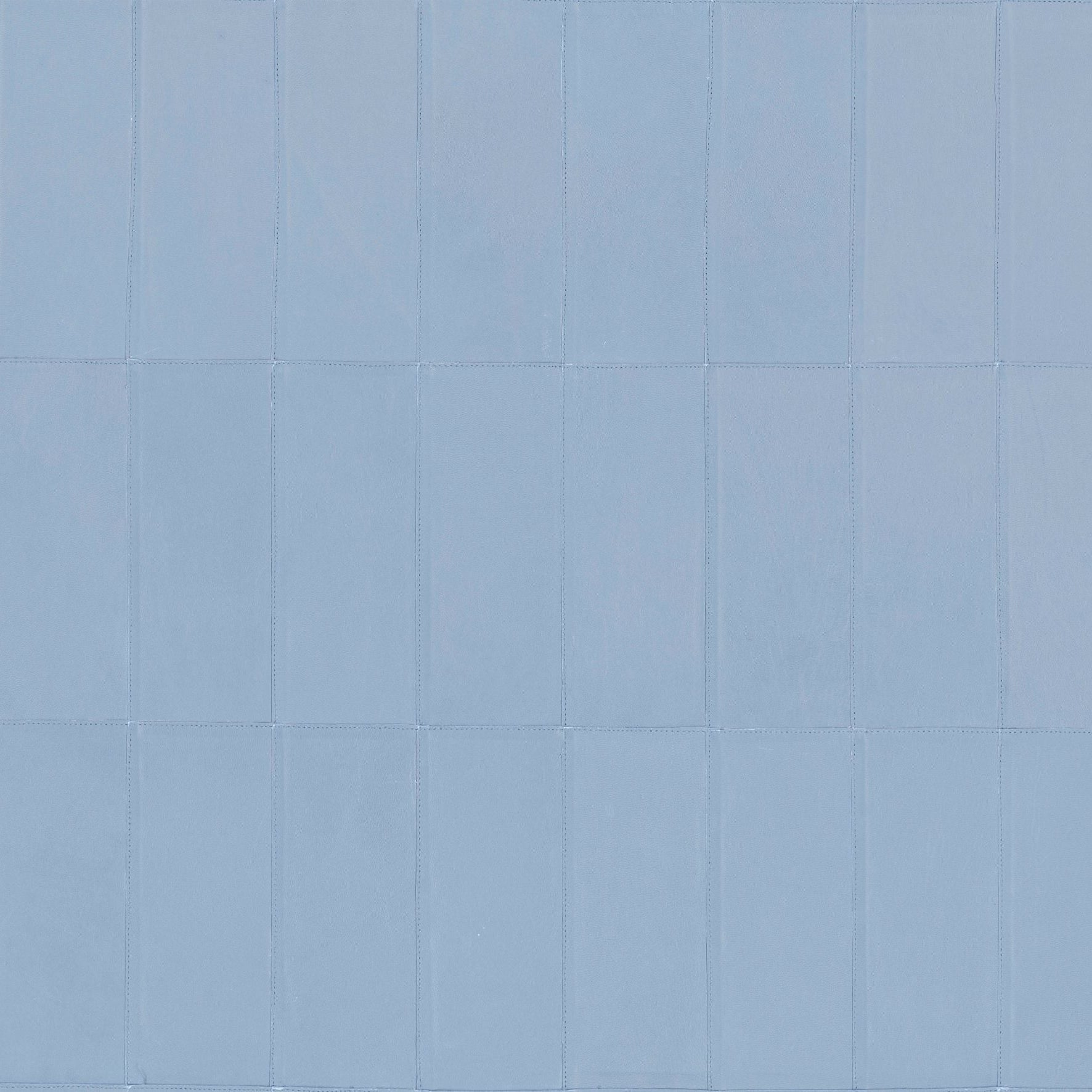 Natural leather wallpaper with geometric pattern PALADIN blue