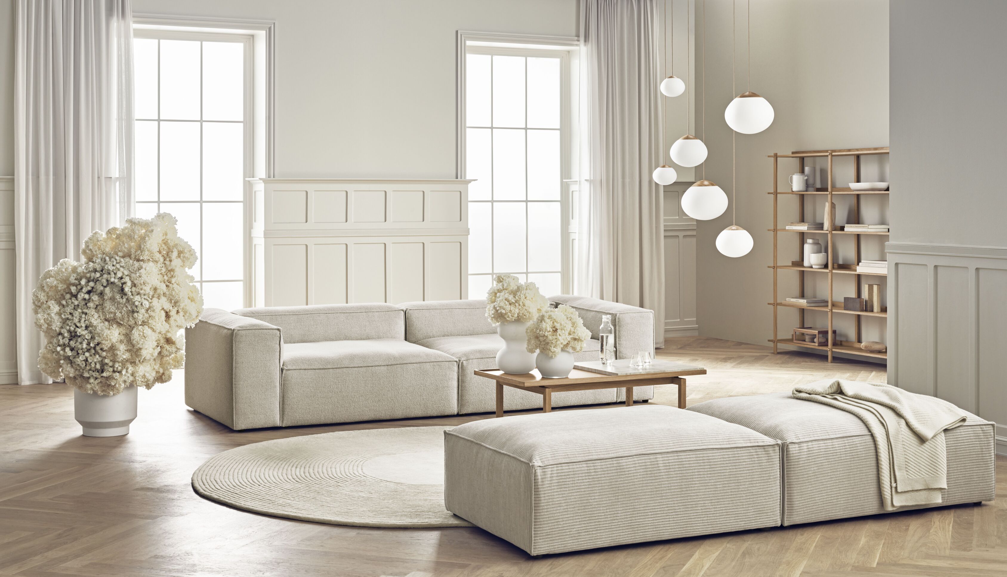 Regál KARI dýha z dubu