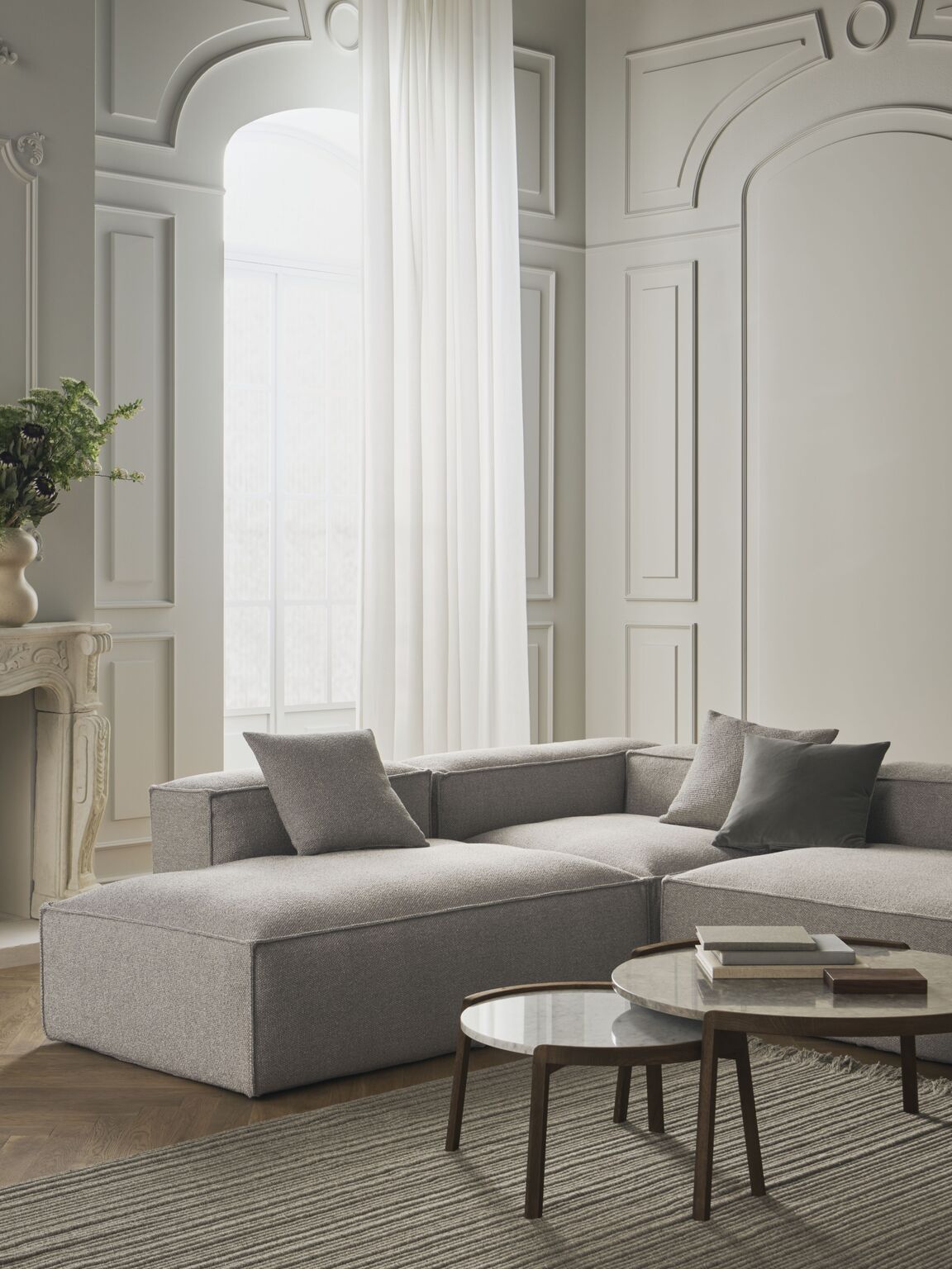 Cosima modular sofa - right -hand module with an open side