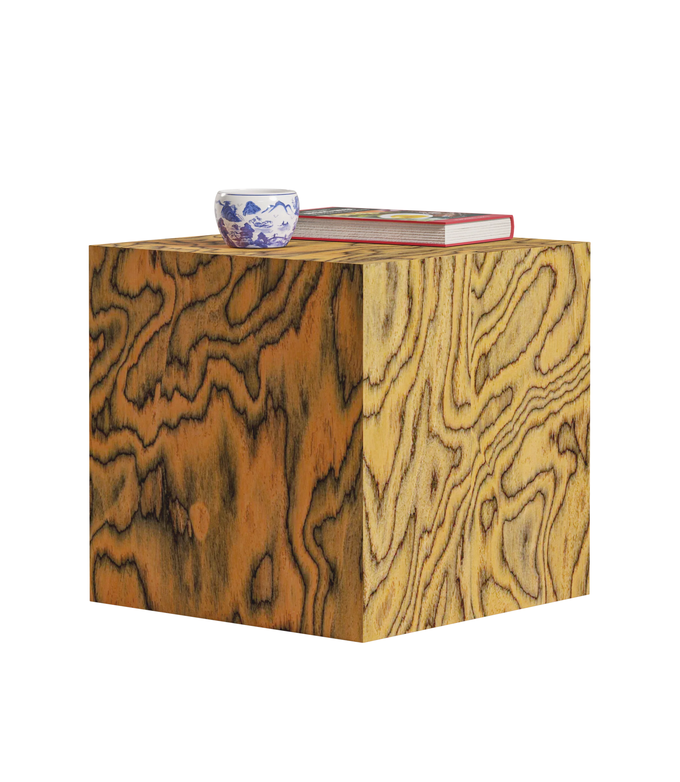 Pomocný stolek CUBE Sottsass žlutý
