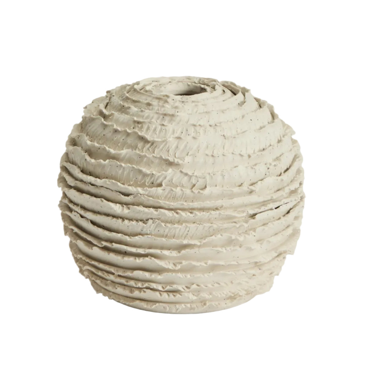 Wazon EVANIA beżowy ceramiczny – Kave Home