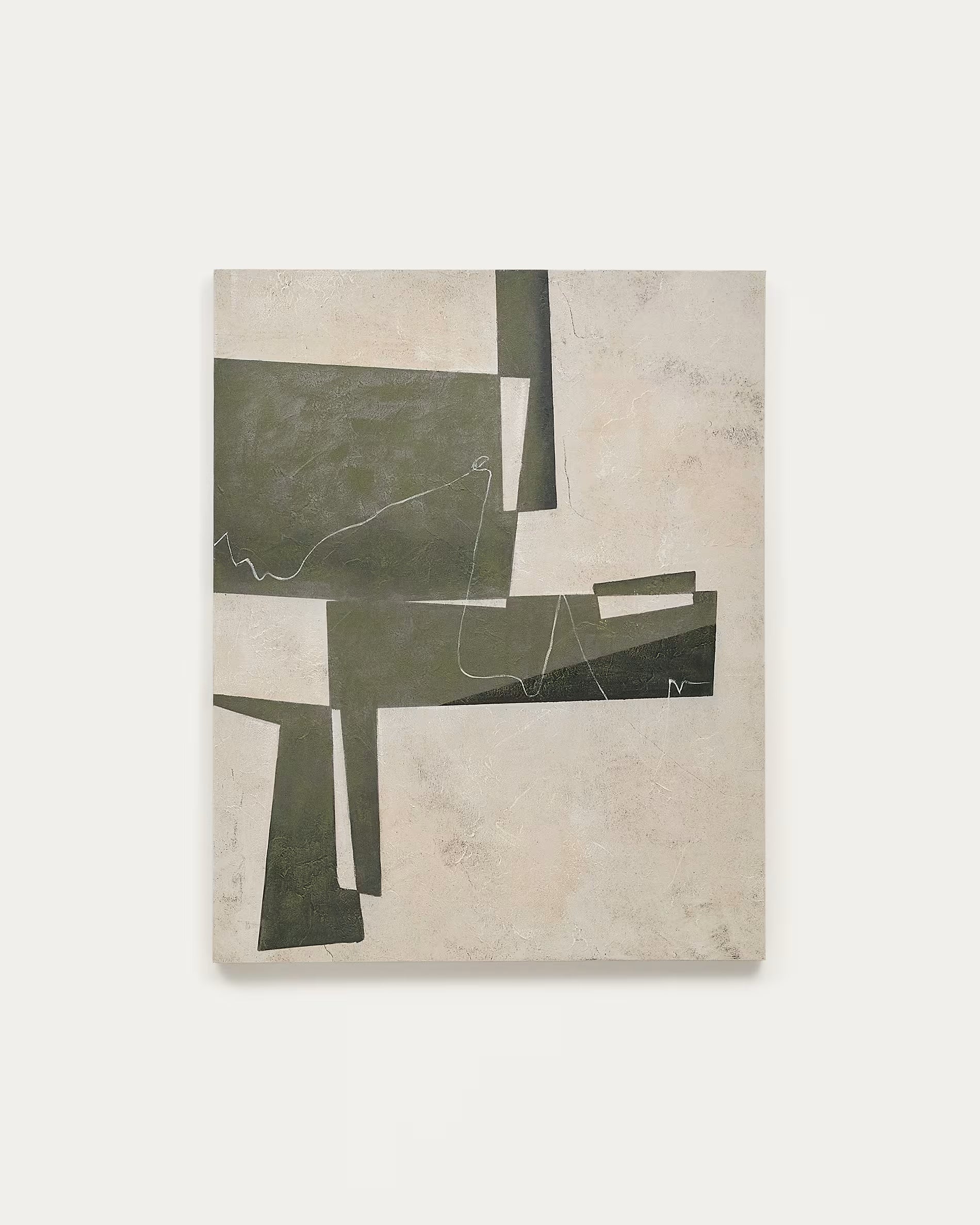 FIDA Picture in Green with Beige