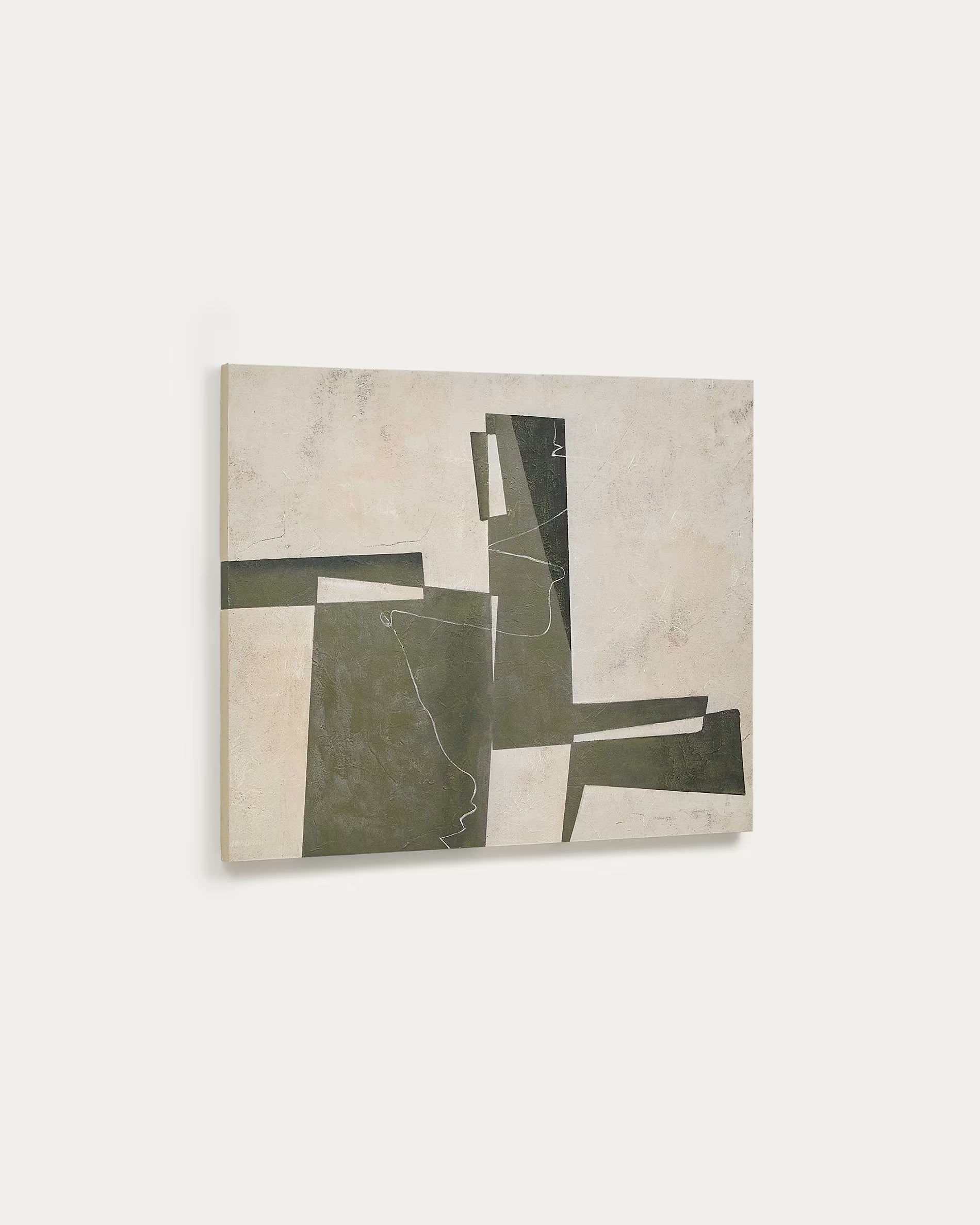 FIDA Picture in Green with Beige