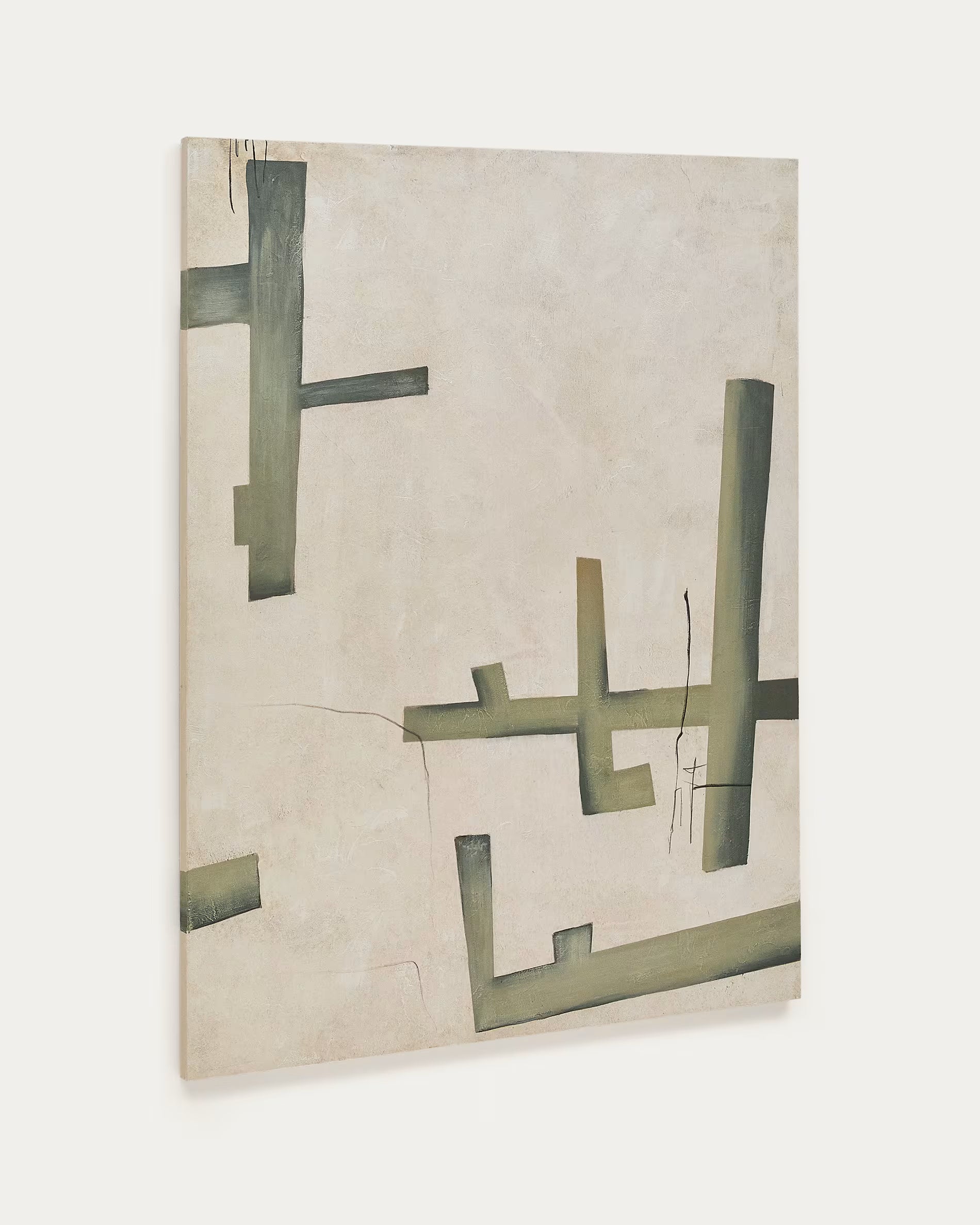 FIDA Picture in Green with Beige