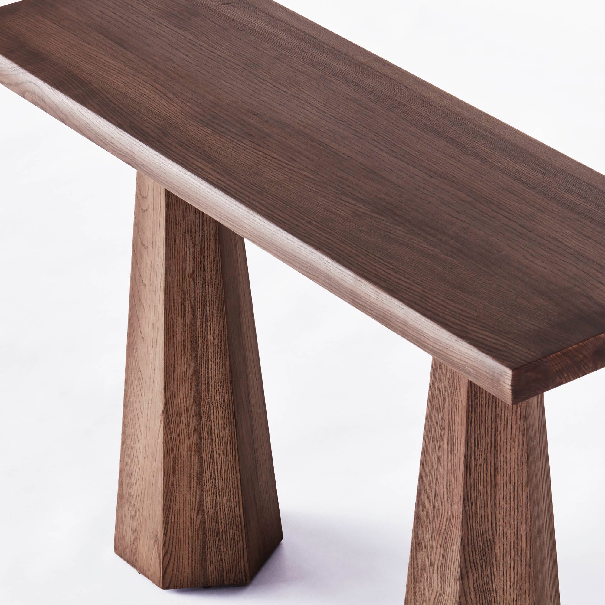 Konzole HEXAGON jasanové dřevo