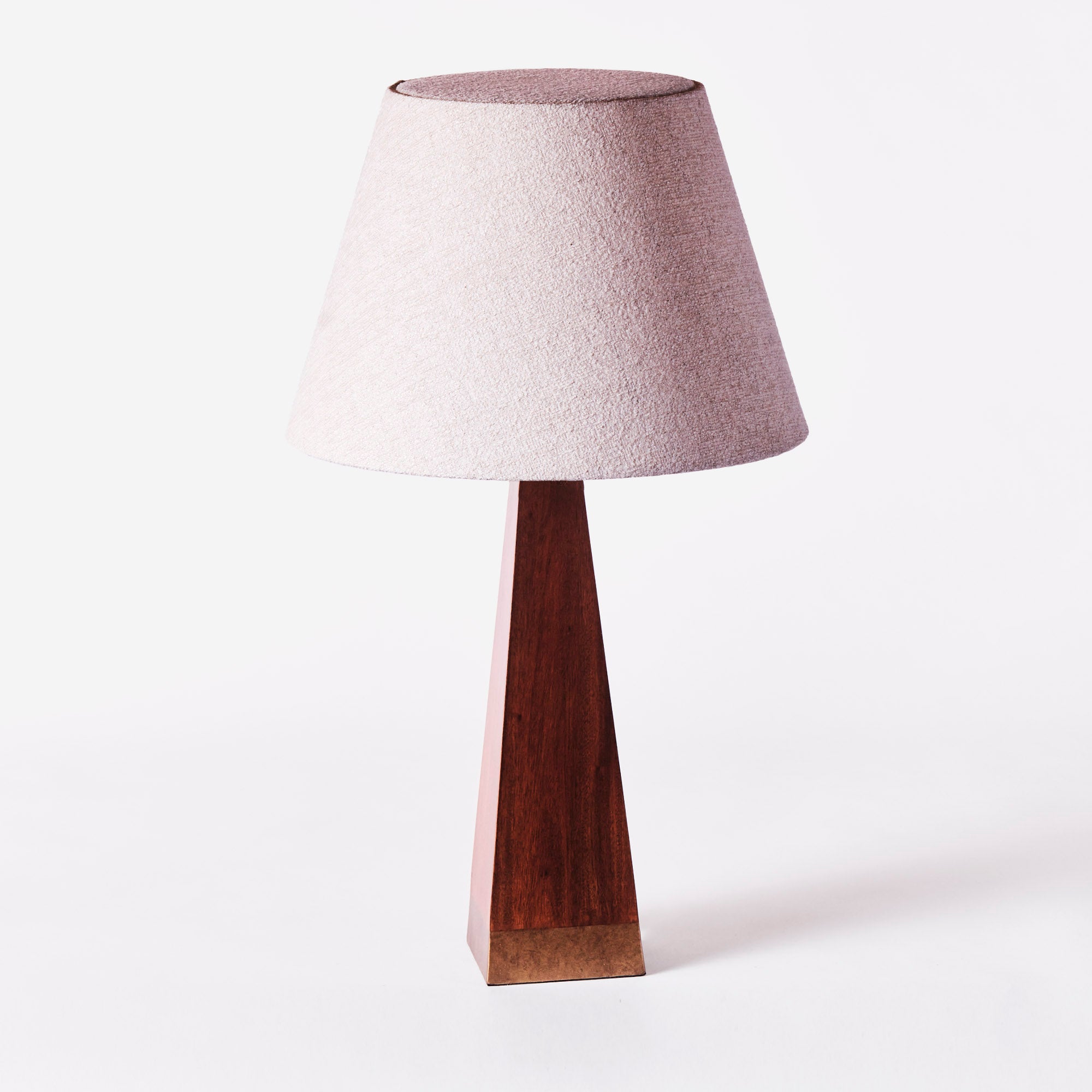 Stolní lampa PYRAMID jasanová dýha