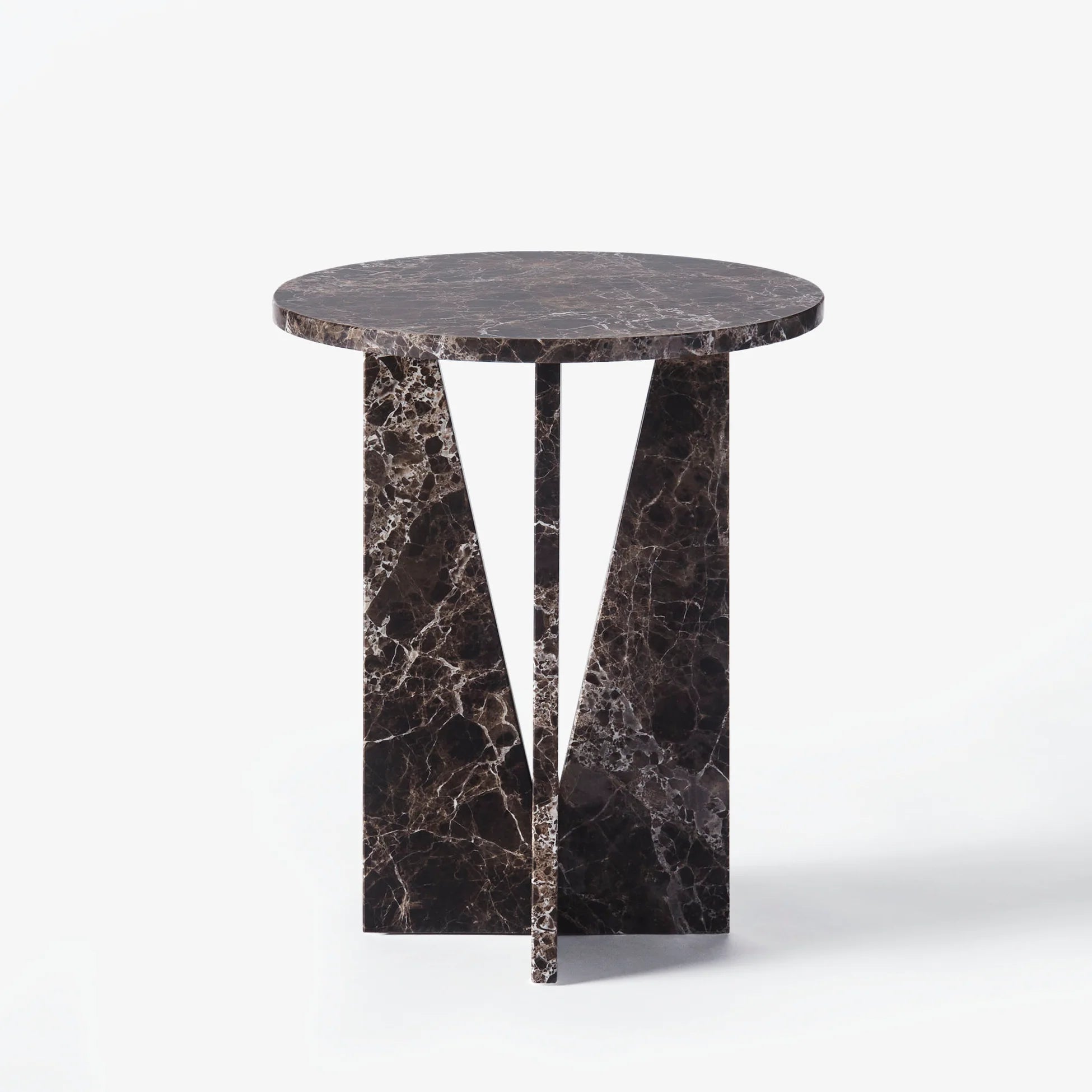 Side table V Emperador marble