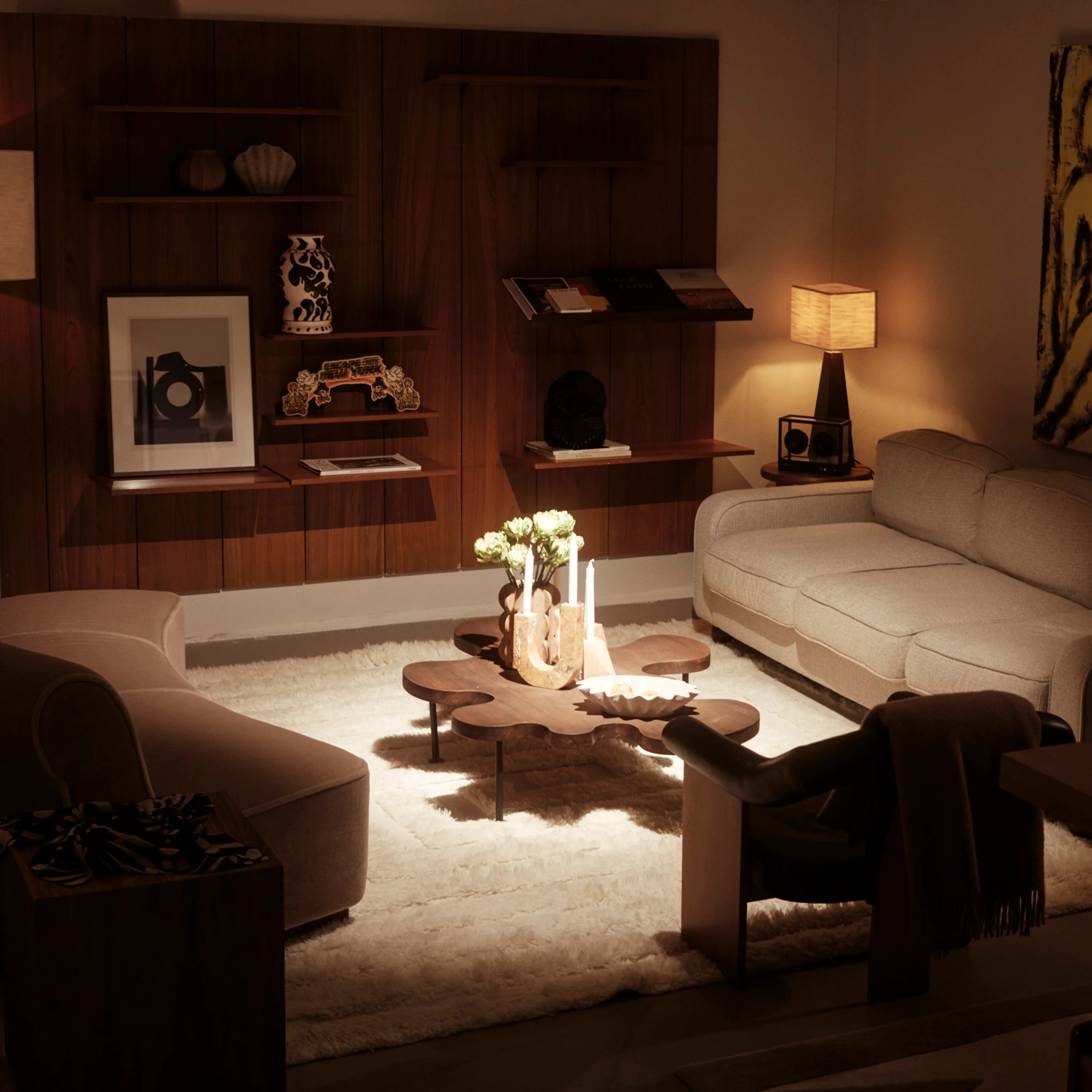 Konferenční stolek DEVON jasanové dřevo