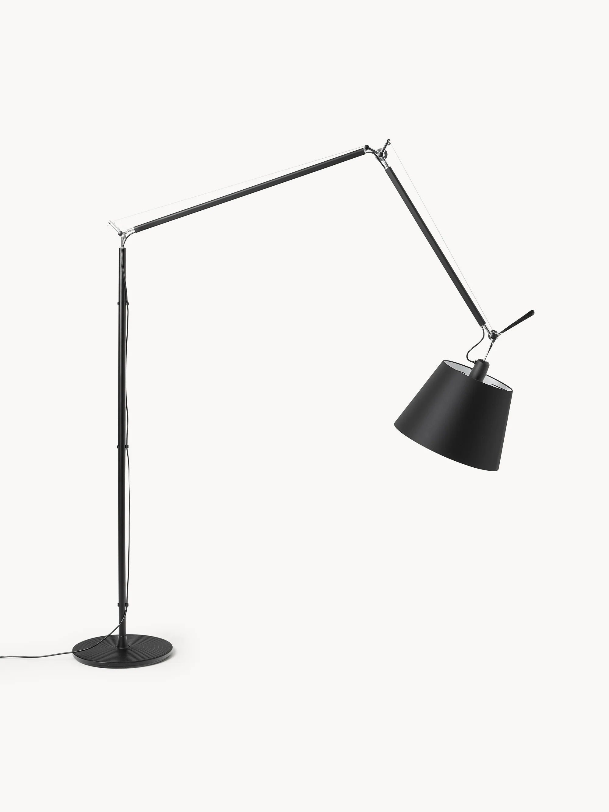 Stojací lampa TOLOMEO MEGA černá