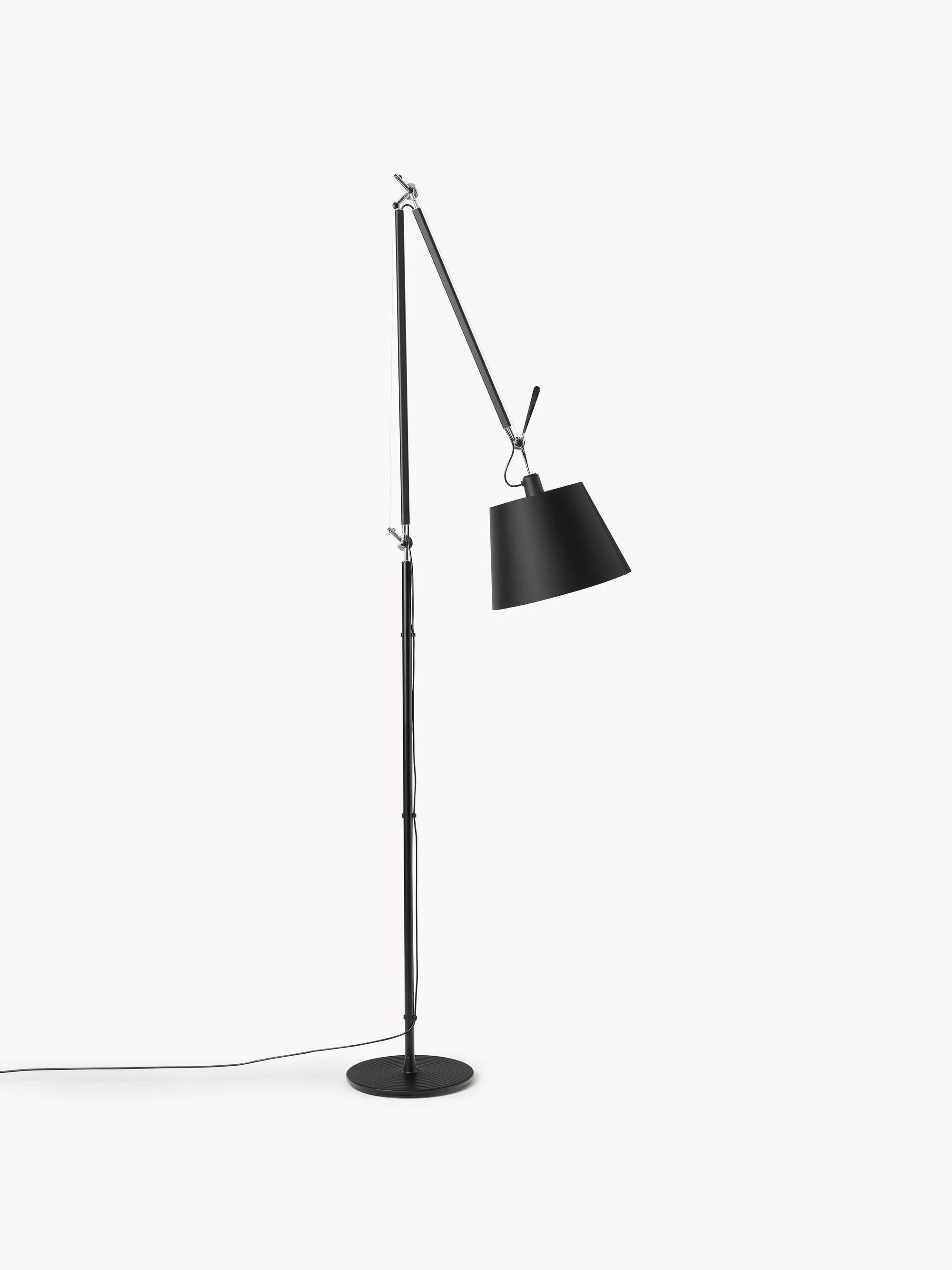 Stojací lampa TOLOMEO MEGA černá