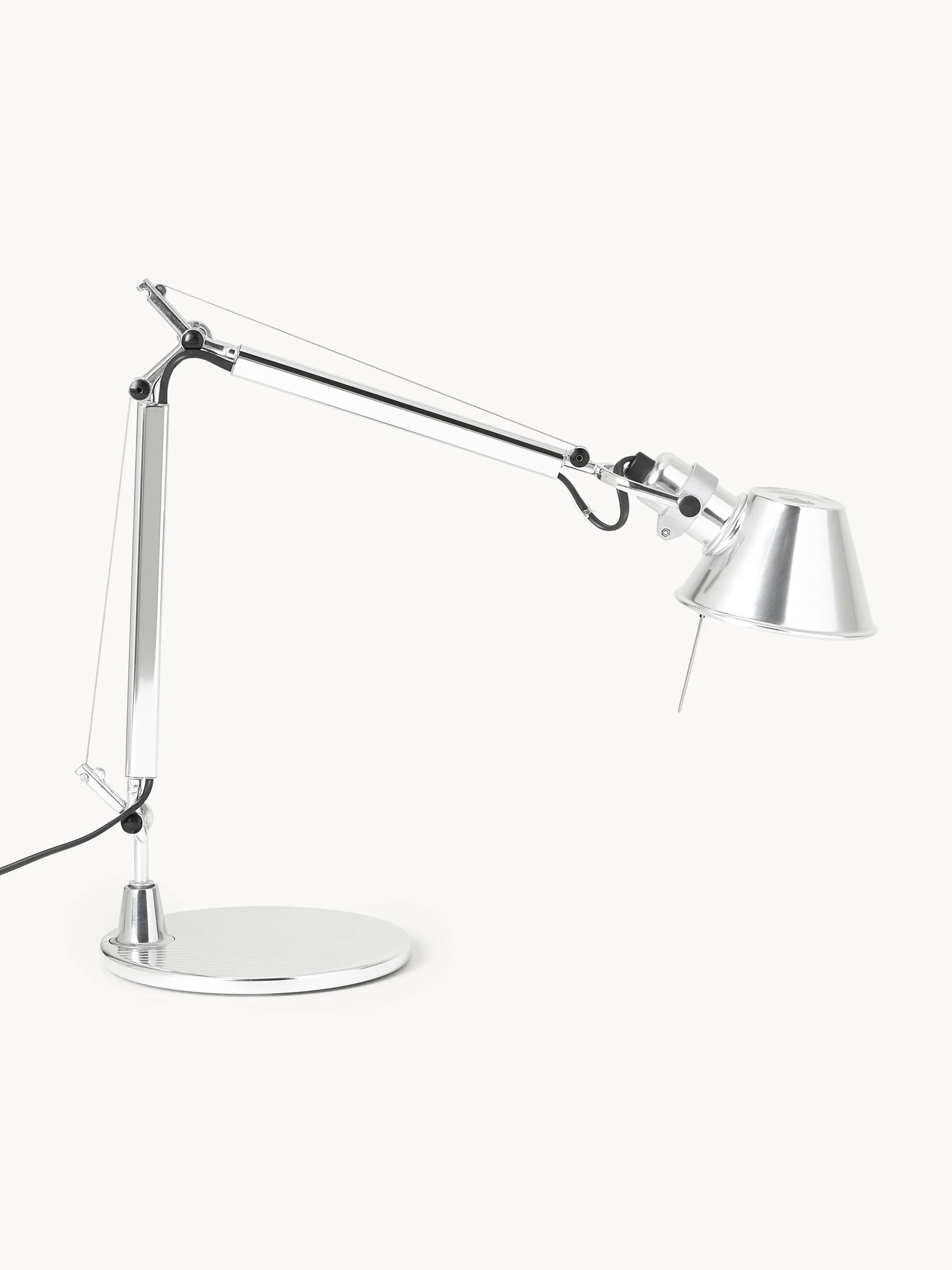 Stolní lampa nastavitelná TOLOMEO MICRO lesklá stříbrná