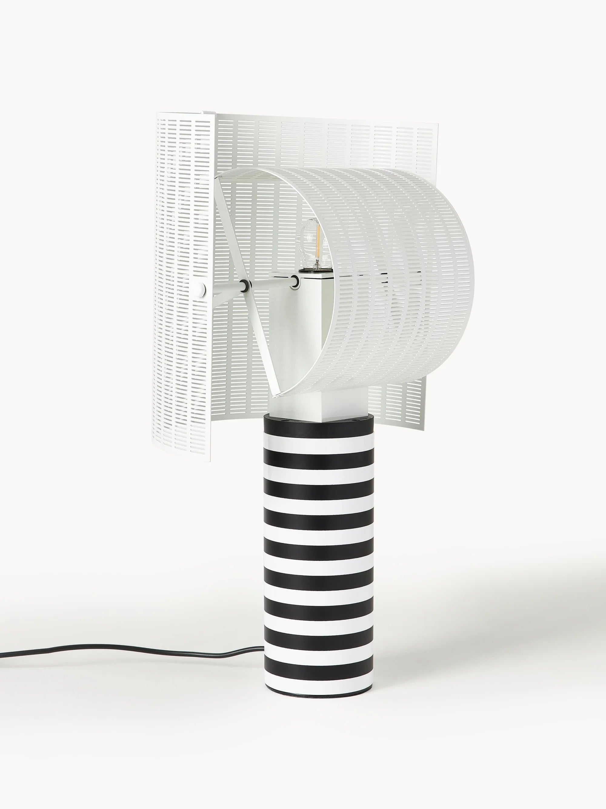 Stolní lampa SHOGUN bílá s černou