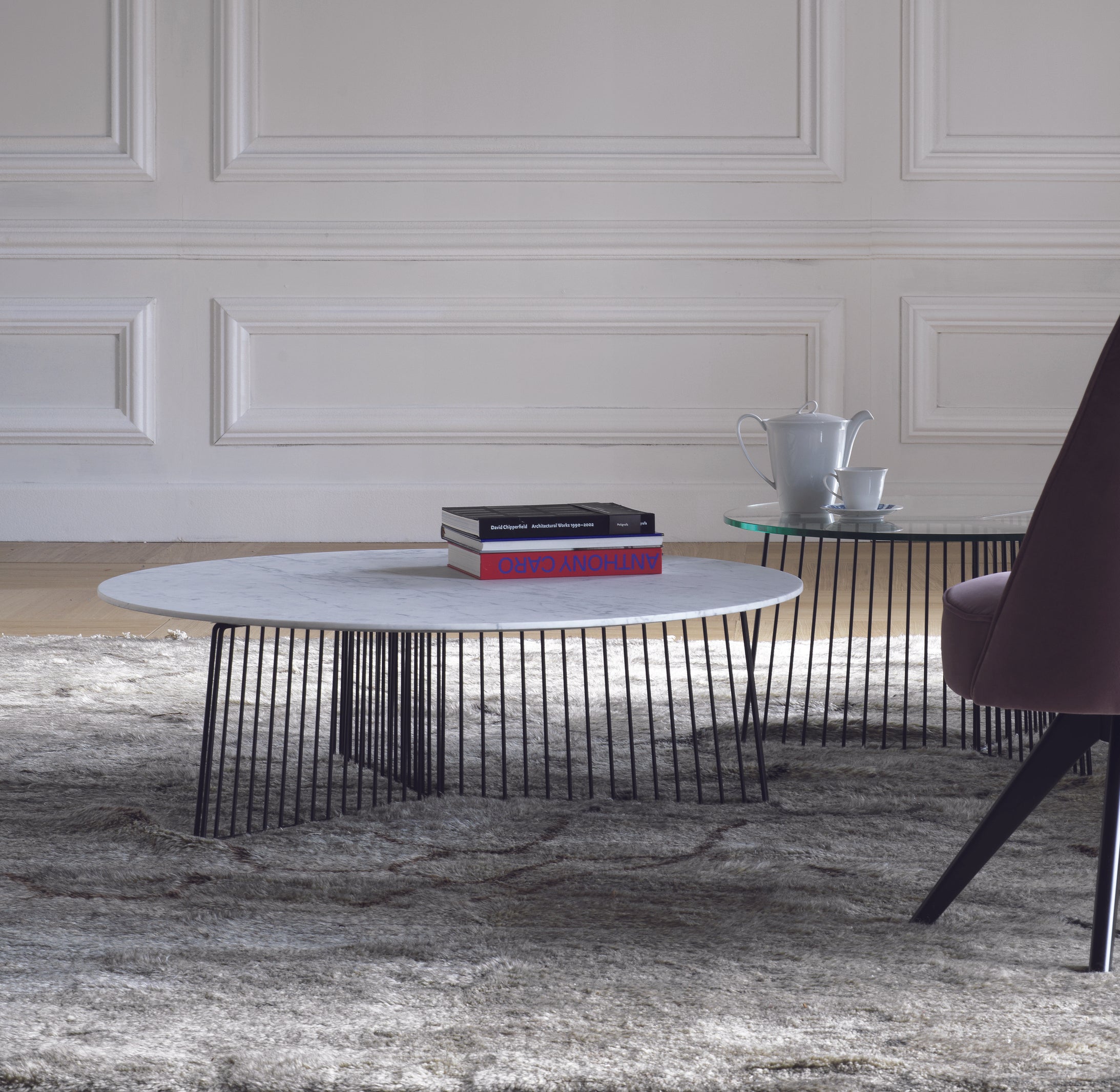 Anapo coffee table gray marble