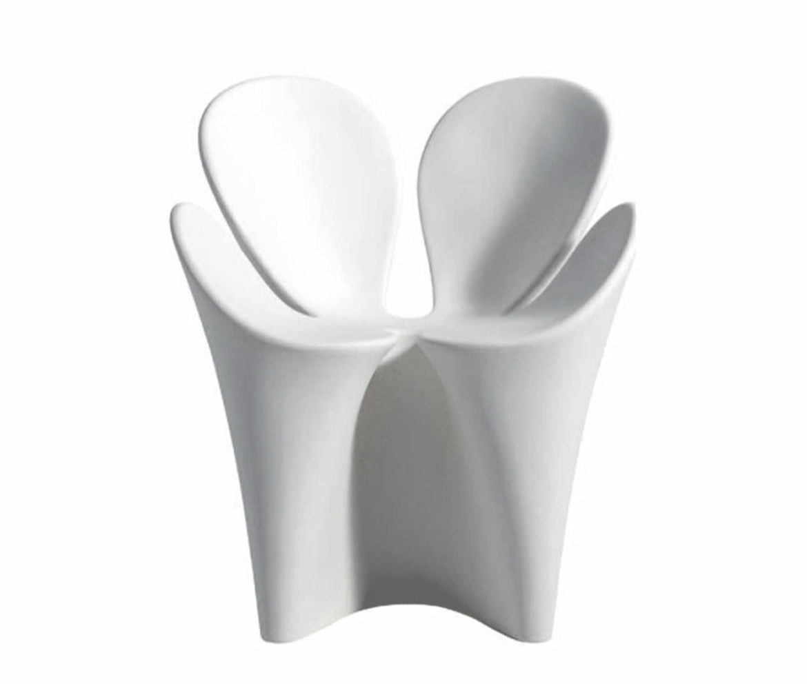 Křeslo CLOVER bílé