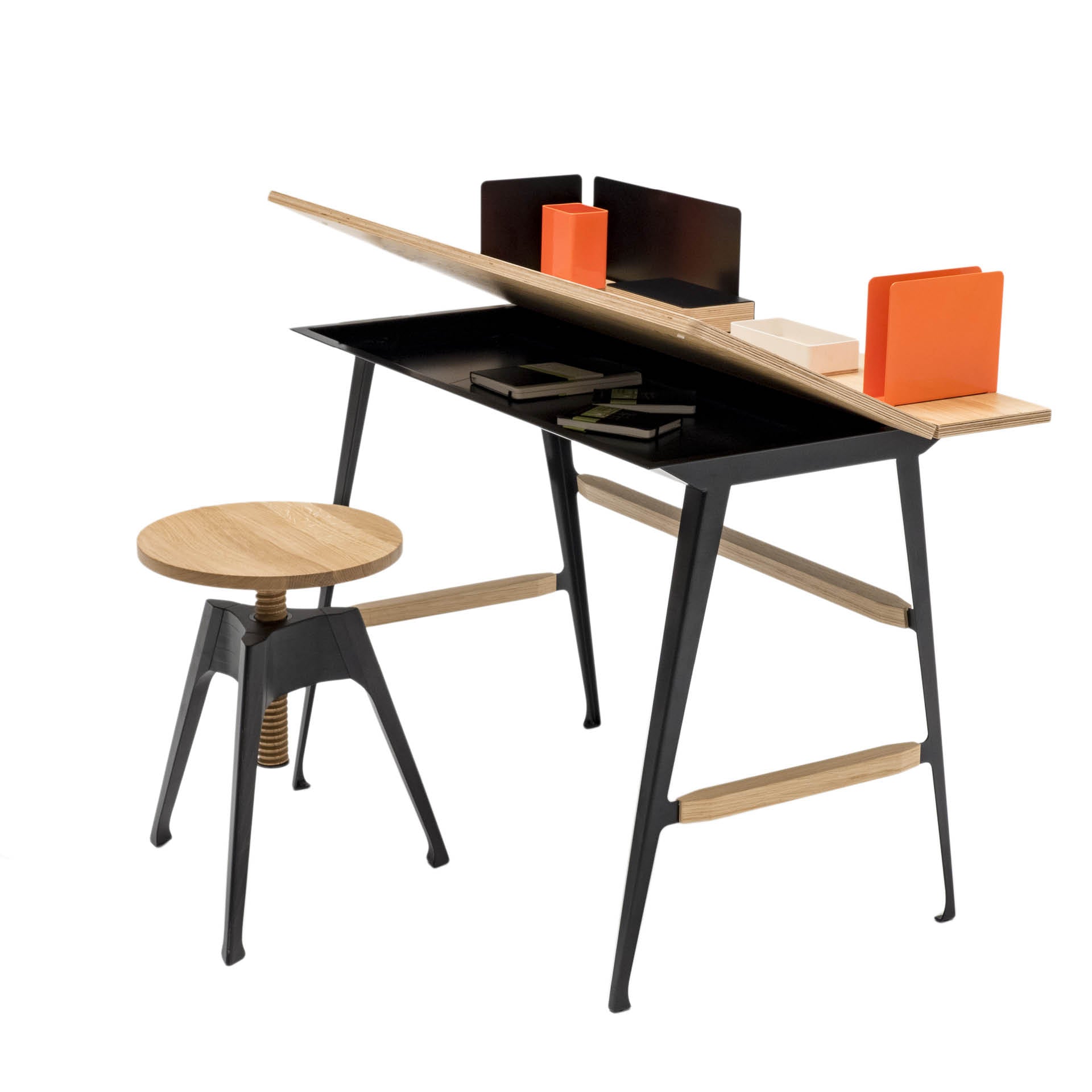 Black Portable stool