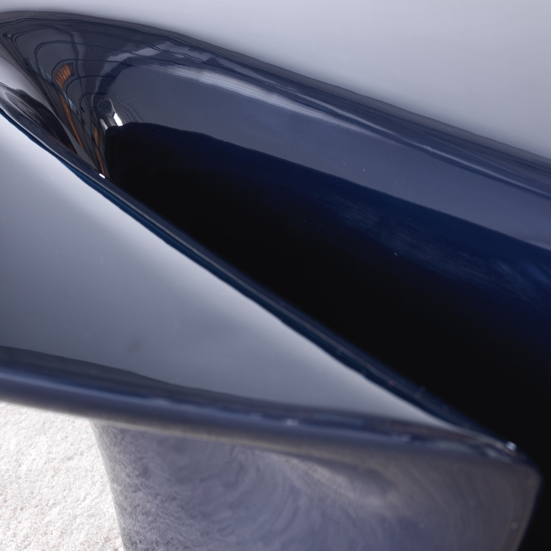 Konferenční stolek WATERFALL modrý