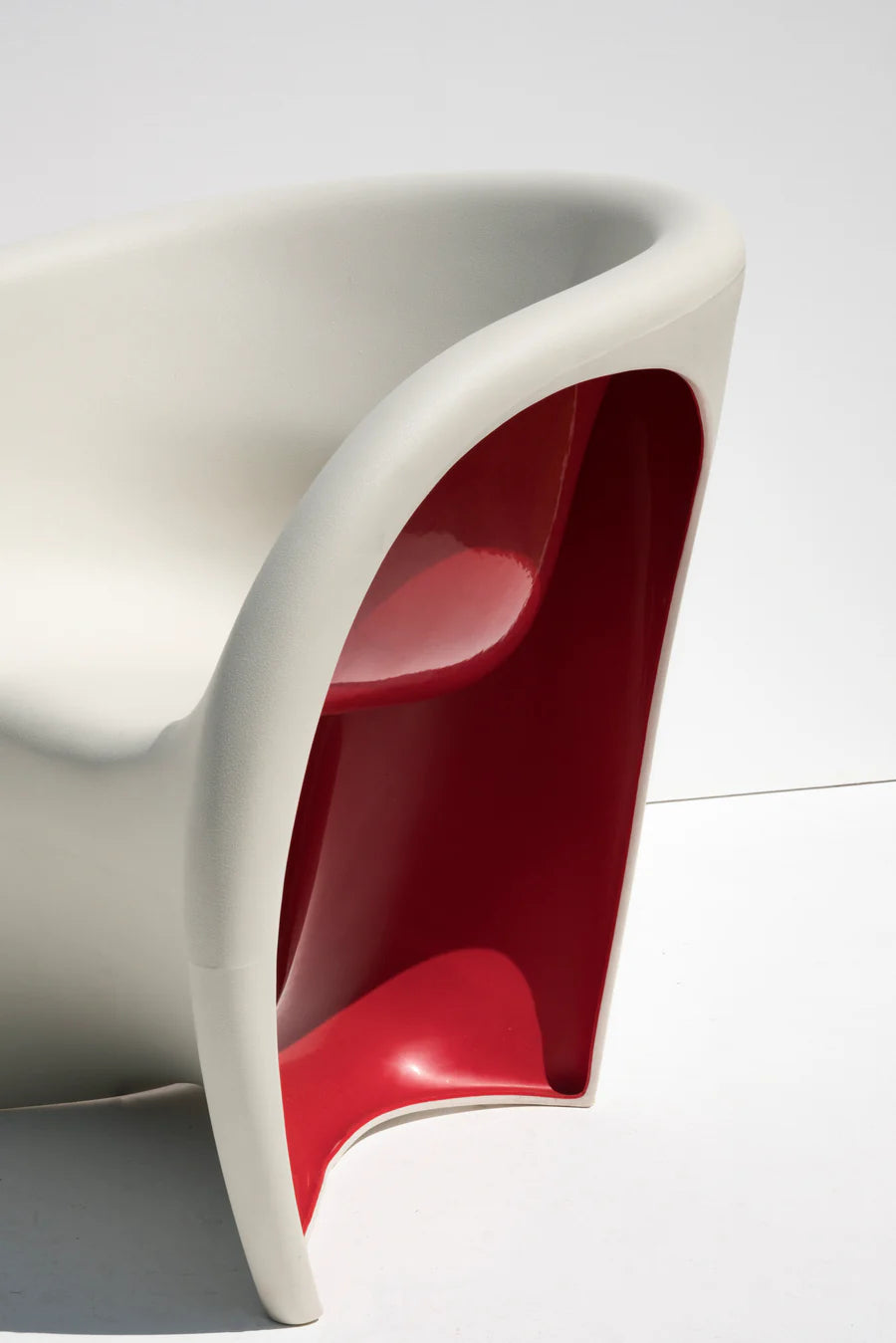 Křeslo MT1 bílo-červené