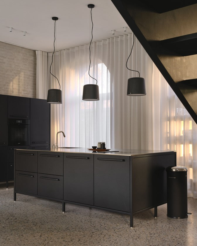 Hanging Lamp 526 Black Metal