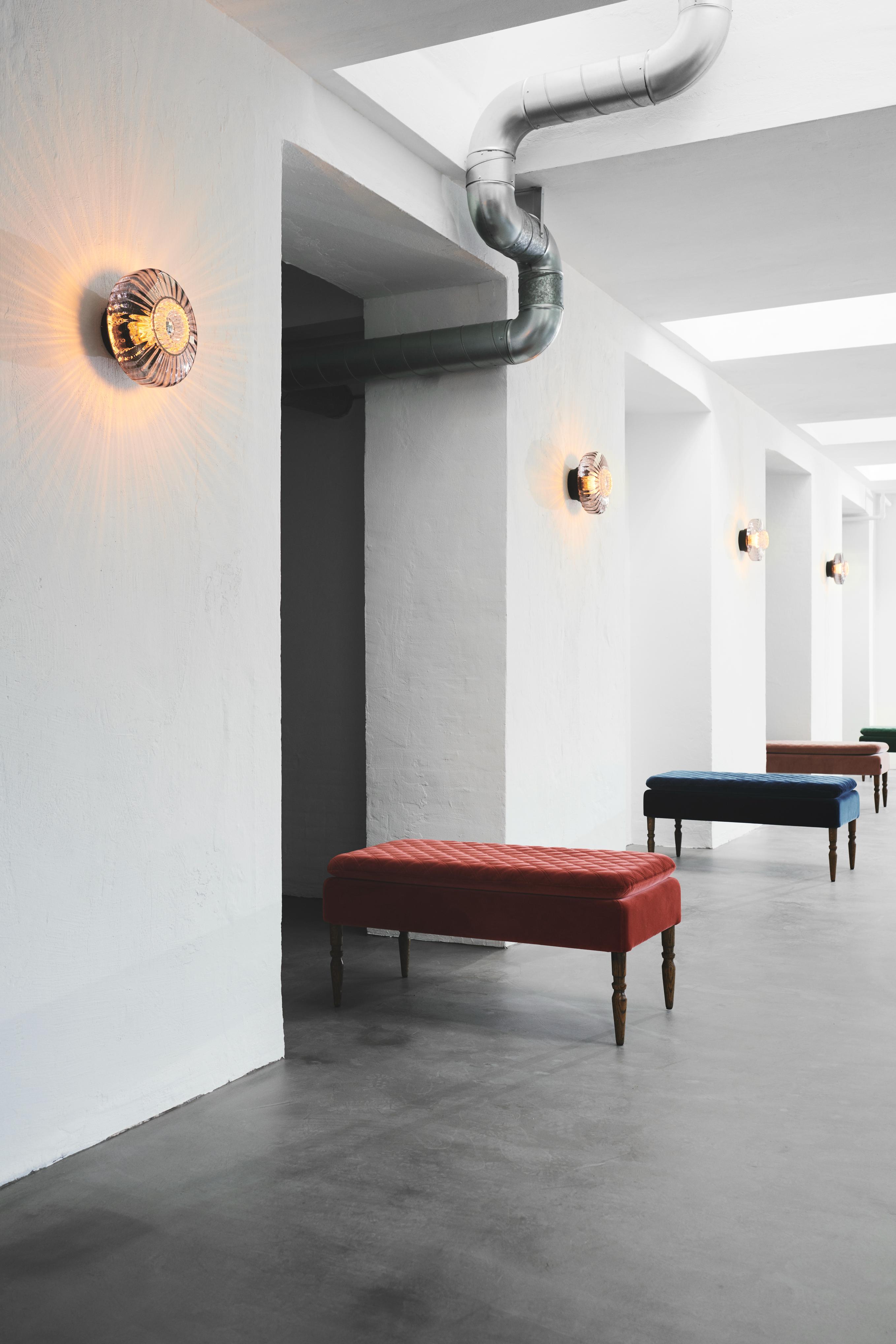 Nástěnné svítidlo NOVÁ VLNA OPTIC kouřové sklo