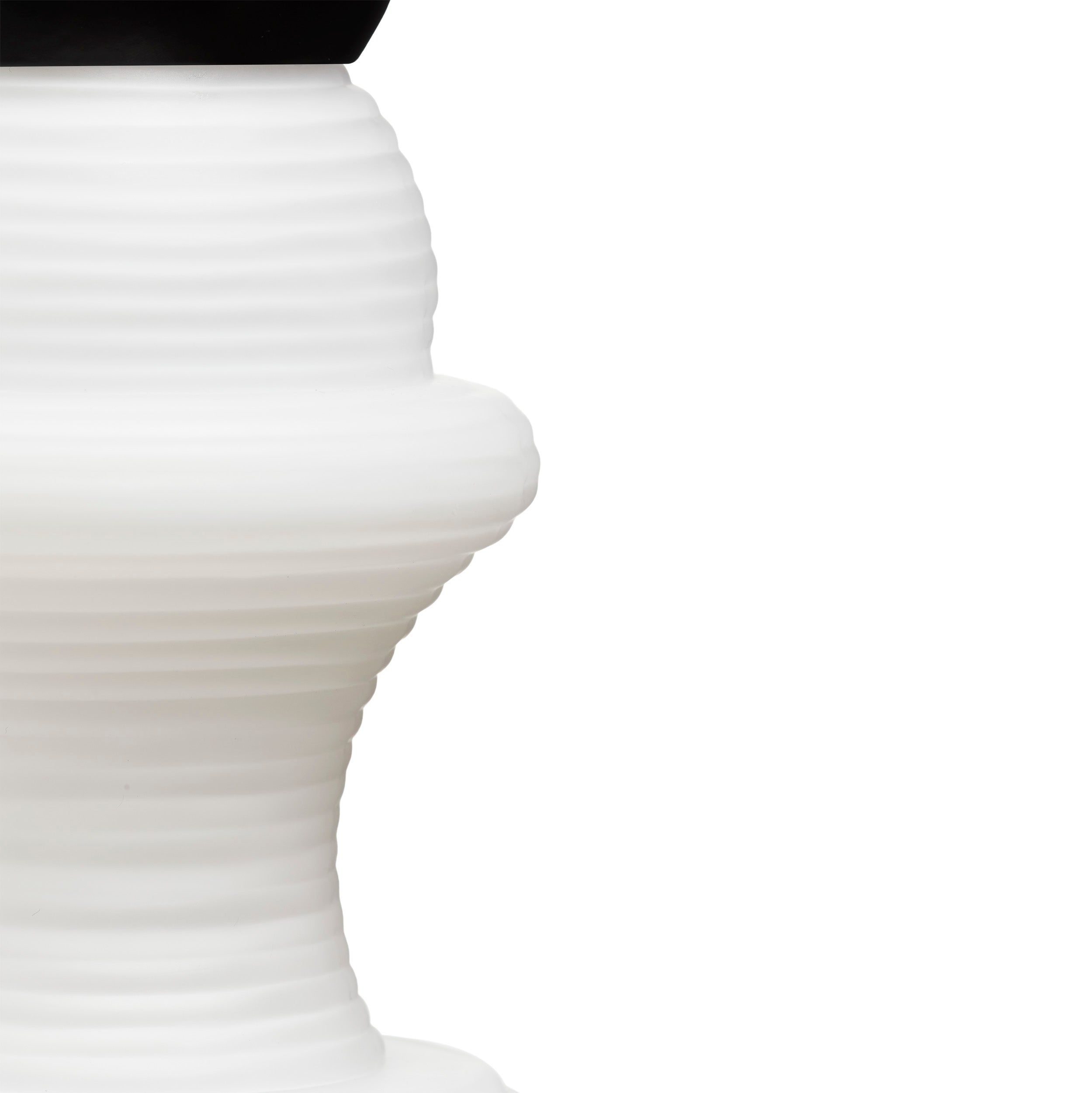 Závěsné svítidlo PARIS 1920 bílé s černým povrchem