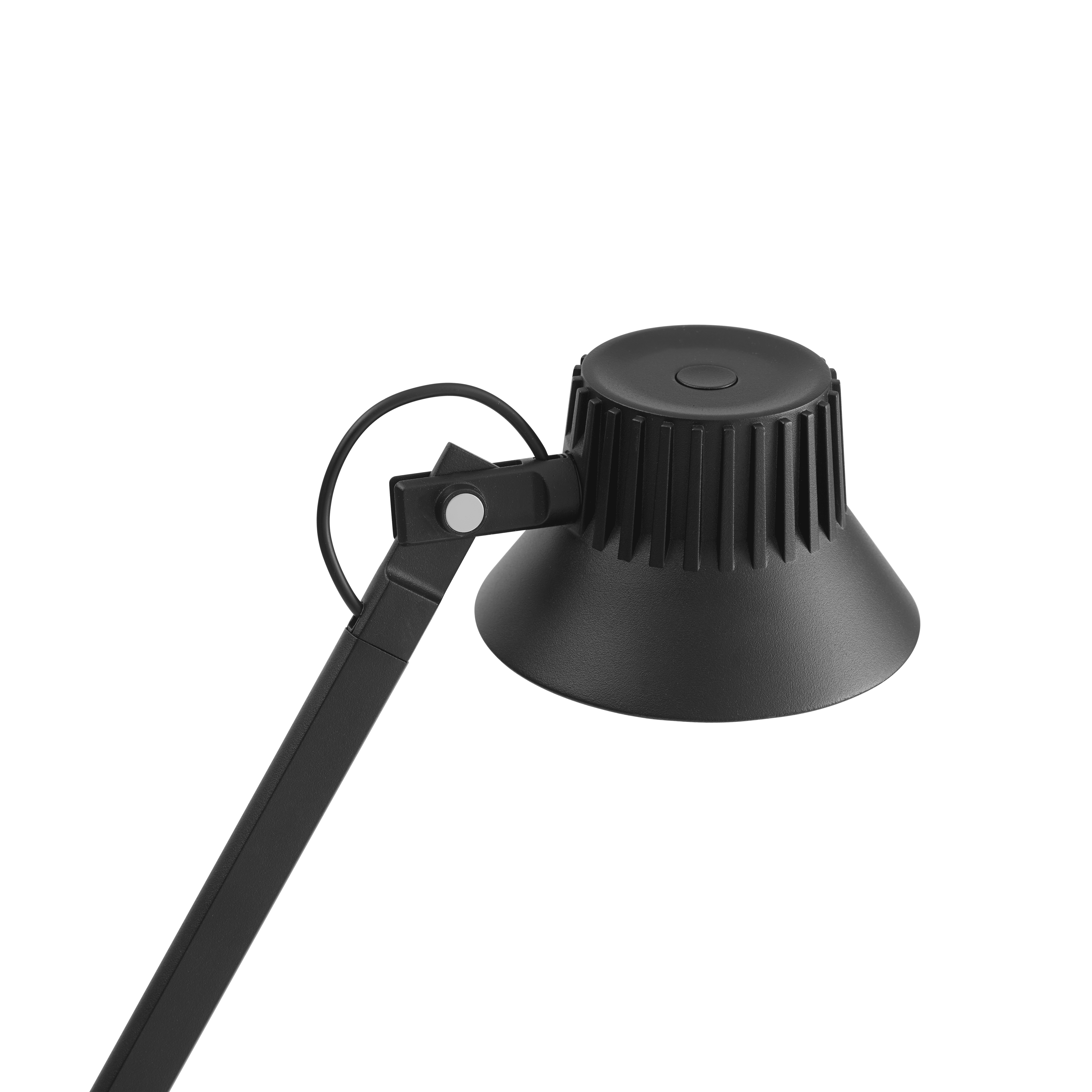 Lampa podłogowa do czytania regulowana DEDICATE czarny