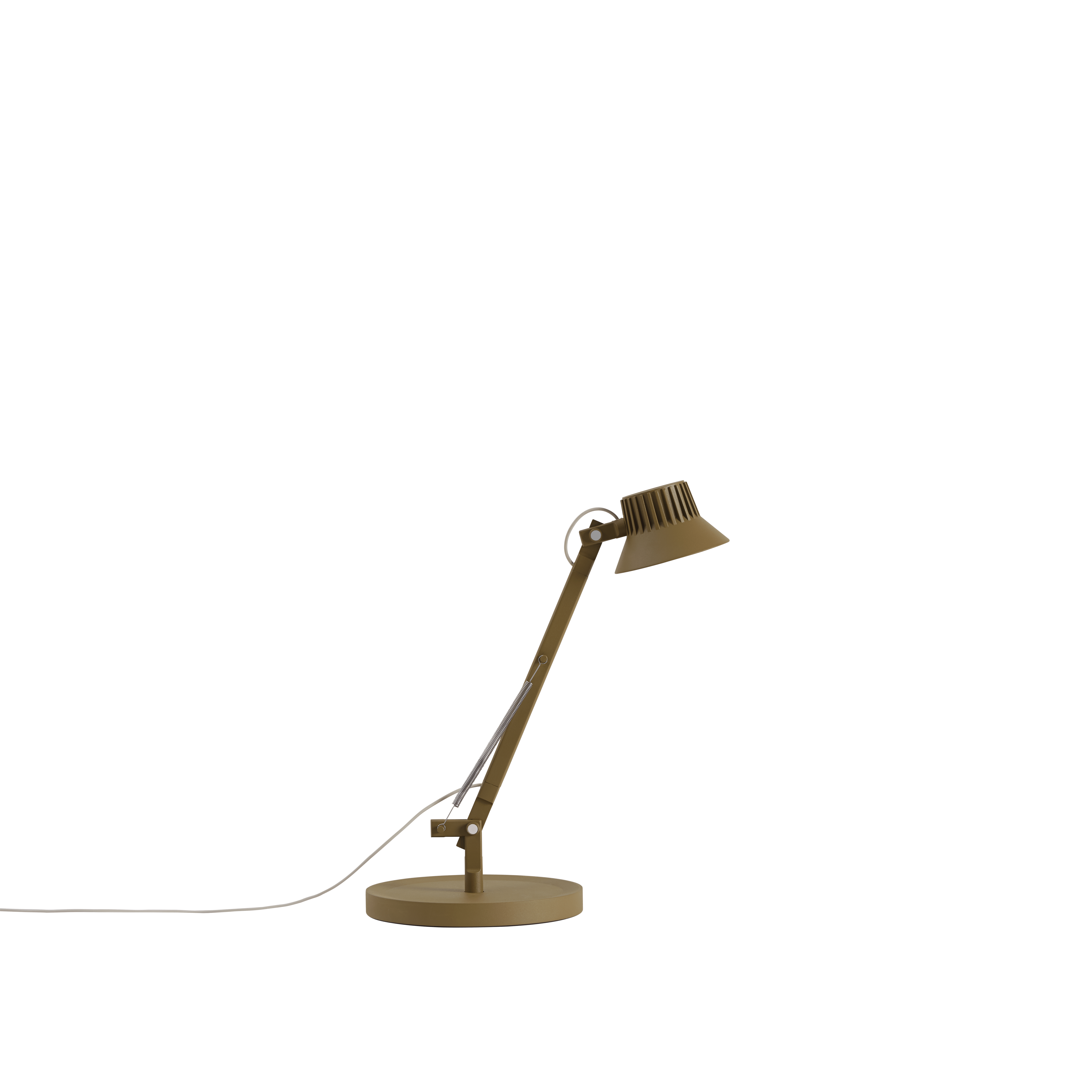 Lampa biurkowa regulowana DEDICATE brązowo-zielony