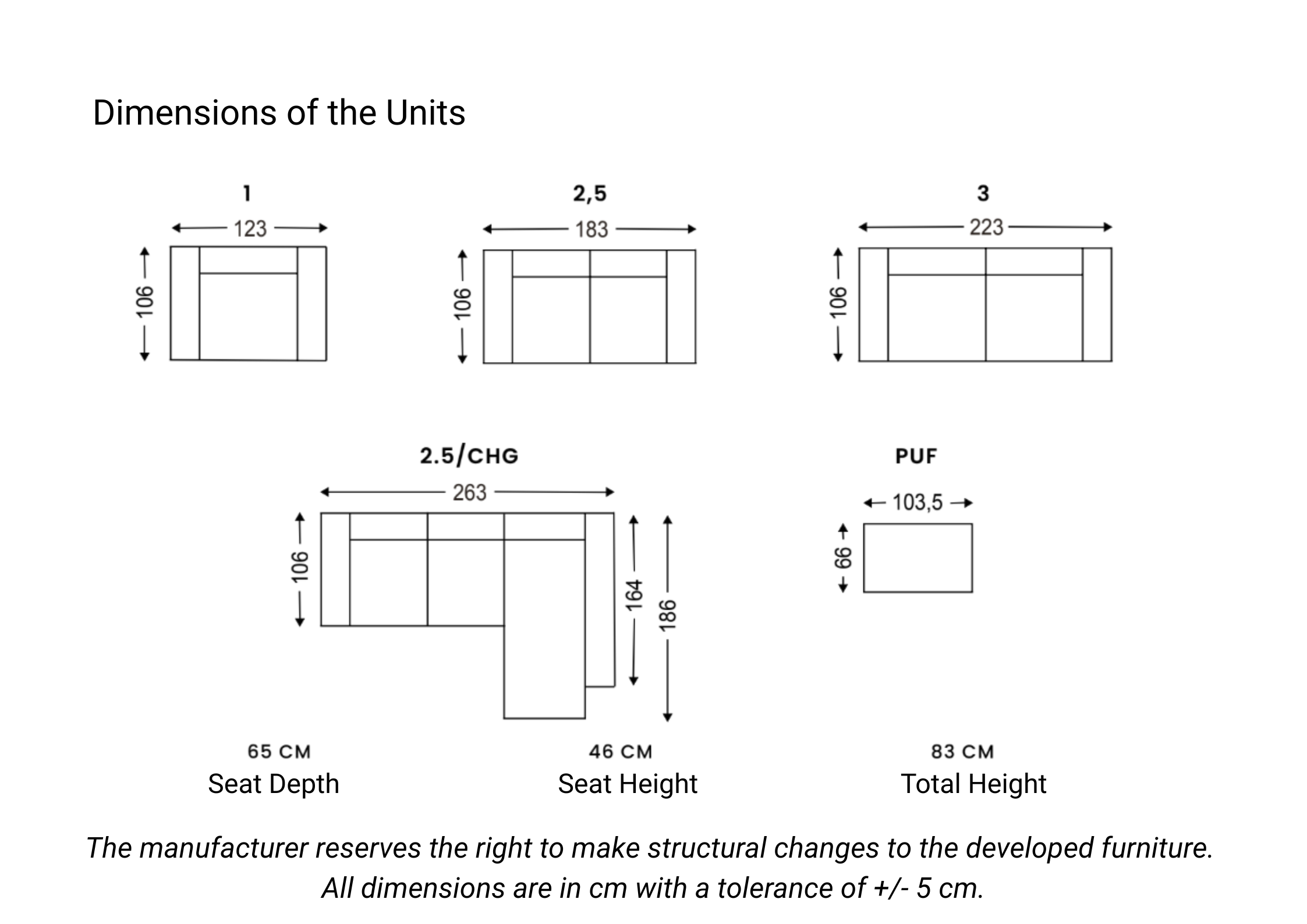 LORCA customizable sofa