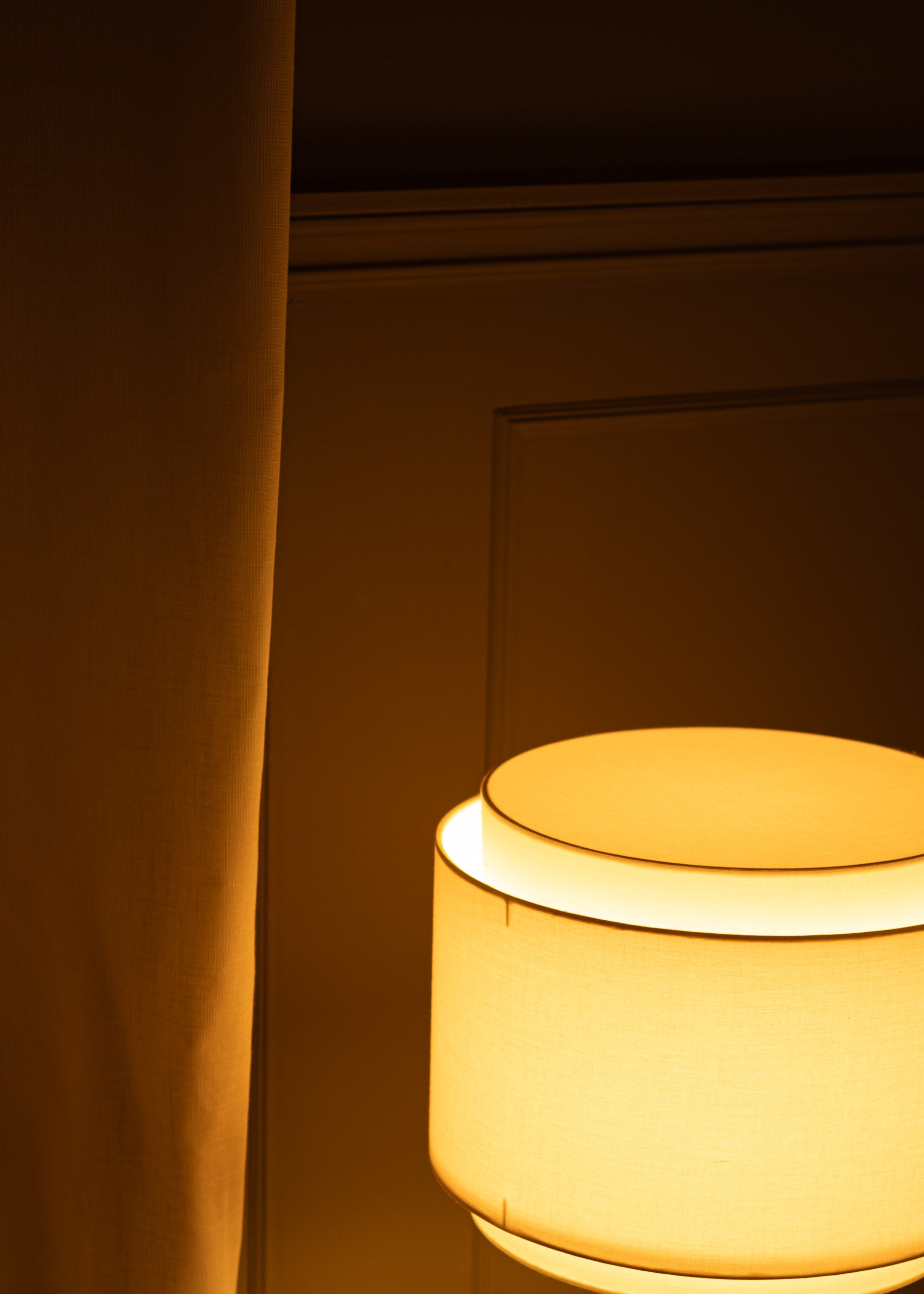PURA DOUBLE Table Lamp Red Marble