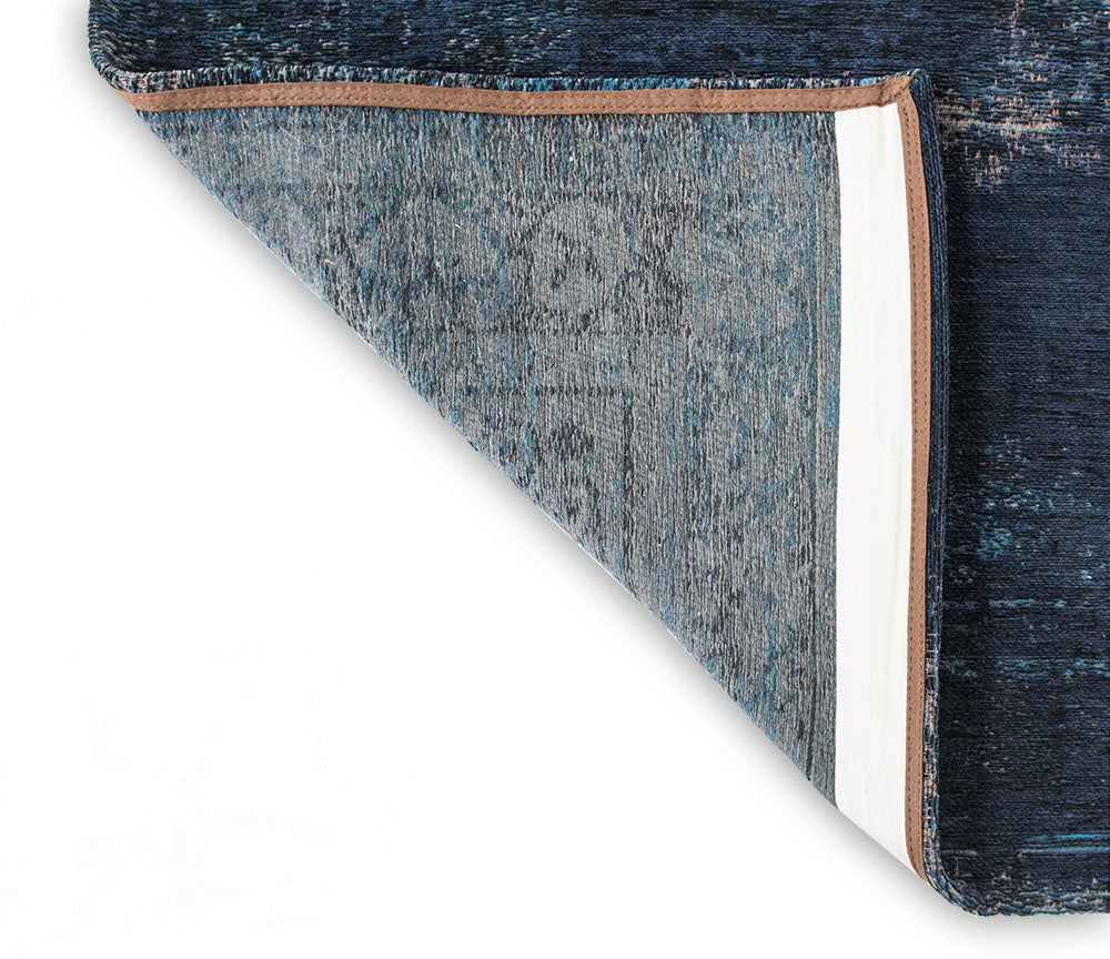 Koberec MEDALLION MODRÁ NOC granátový