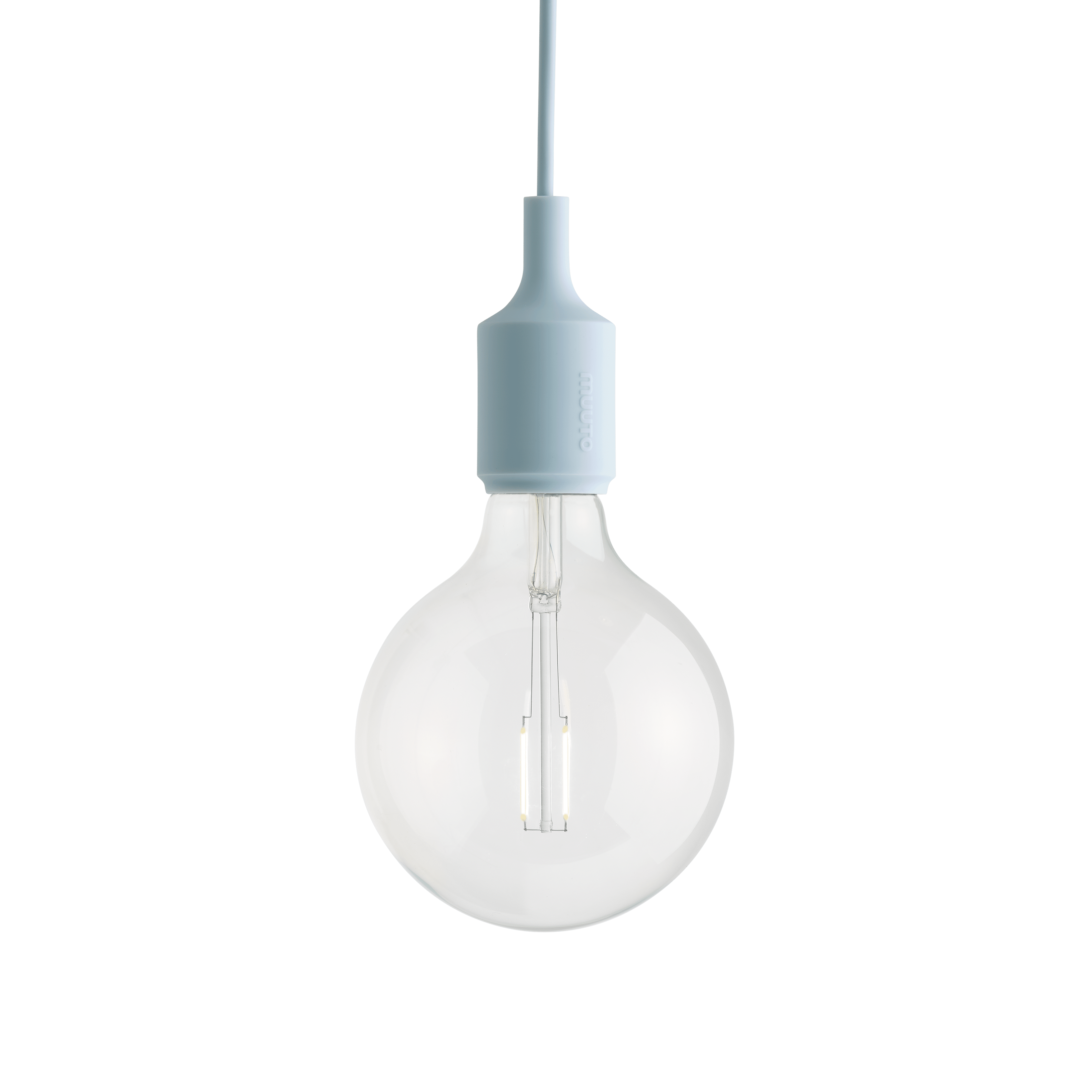 Závěsná lampa E27 modrá