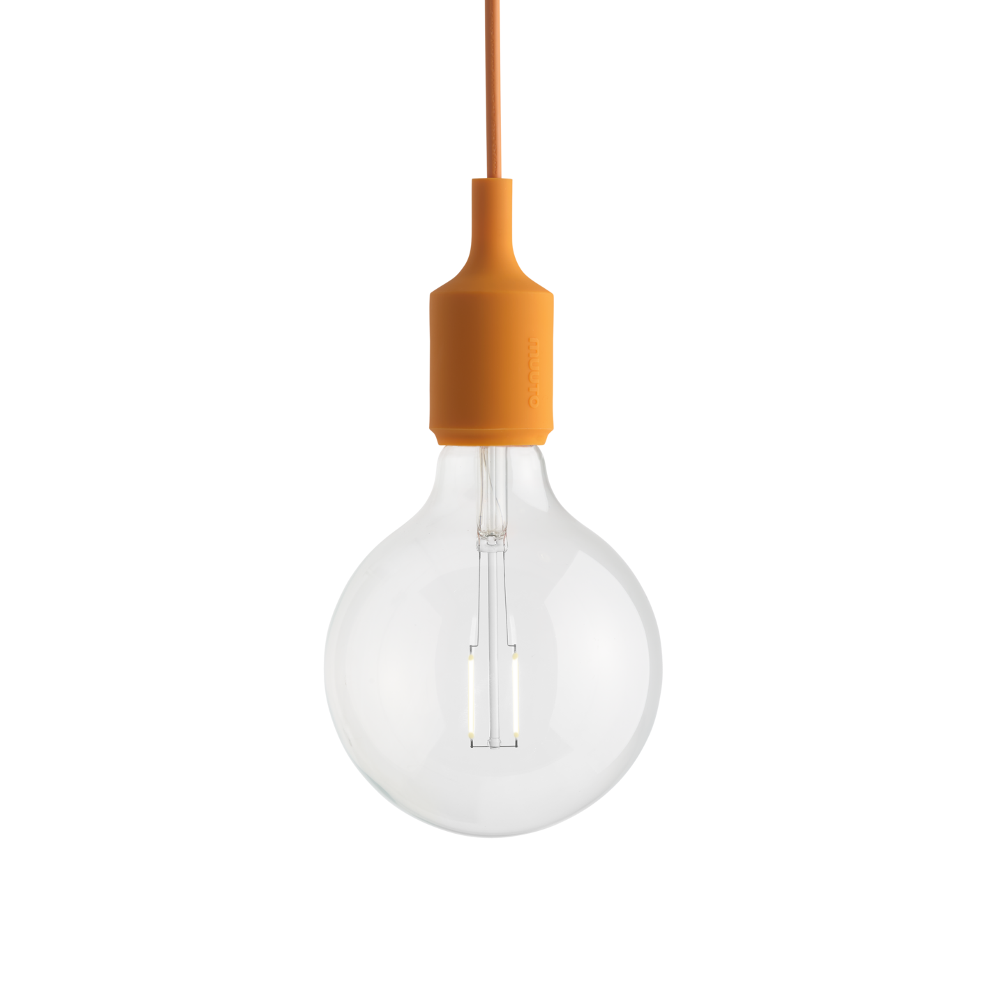 Závěsná lampa E27 oranžová