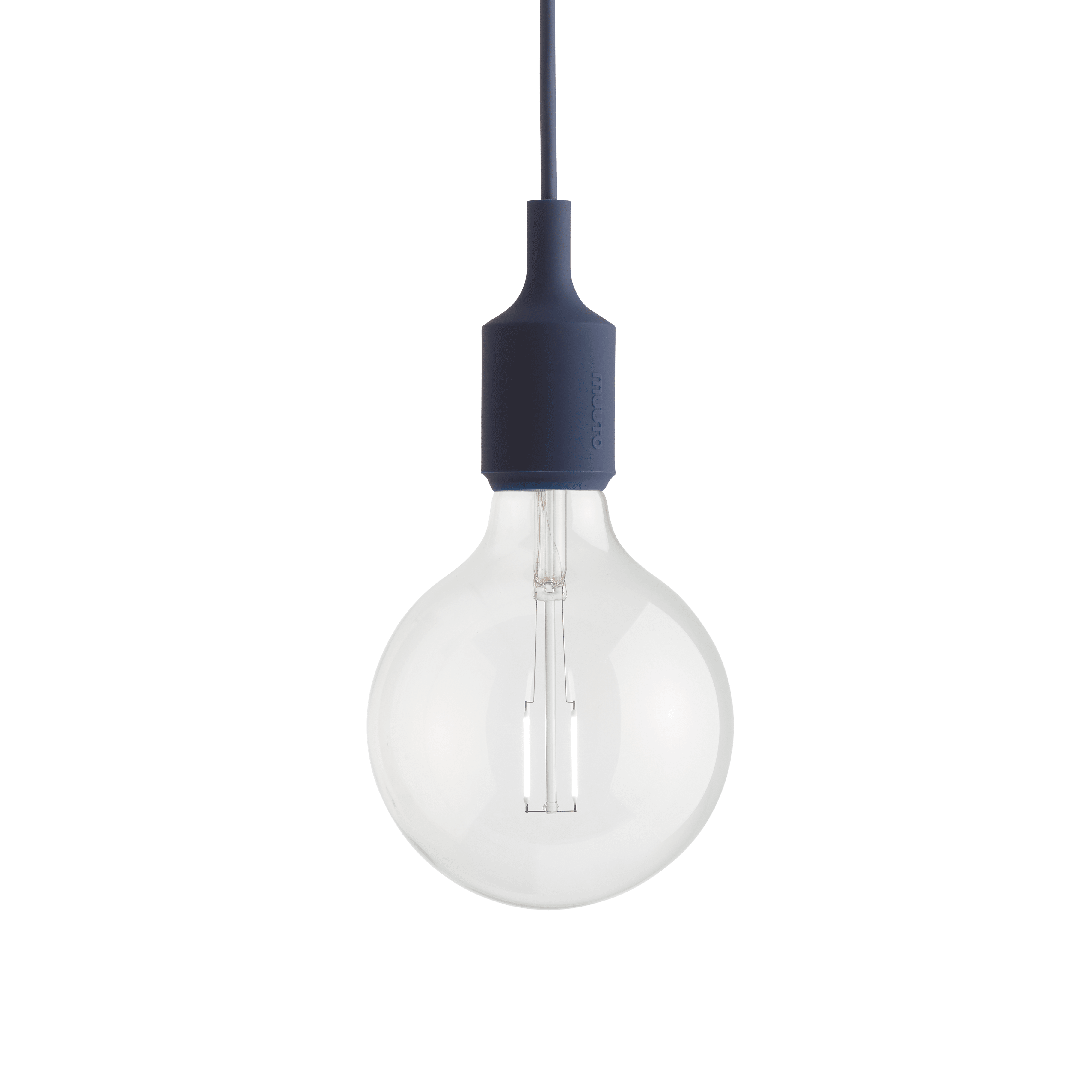 Závěsná lampa E27 námořnická modrá