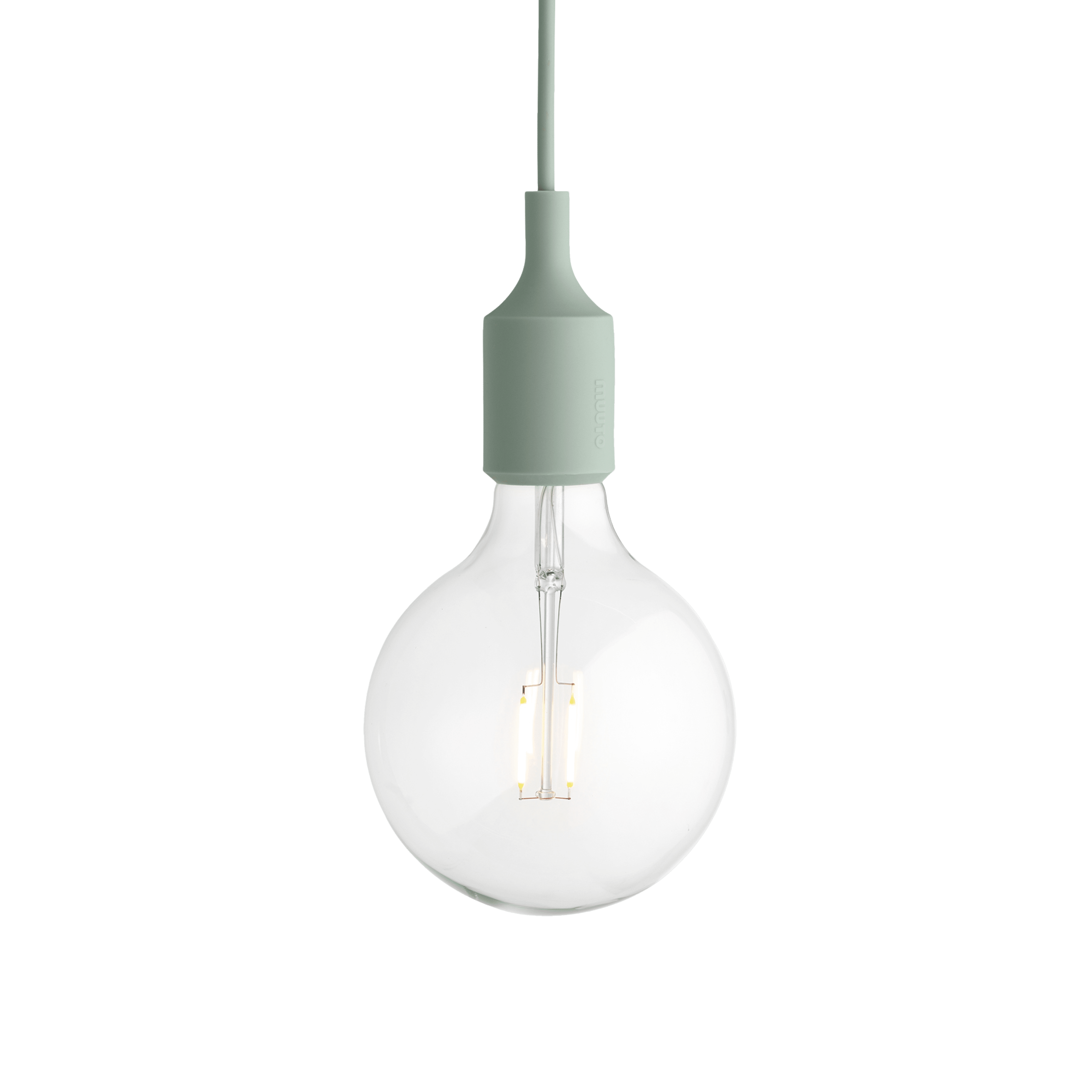 Závěsná lampa E27 světle zelená