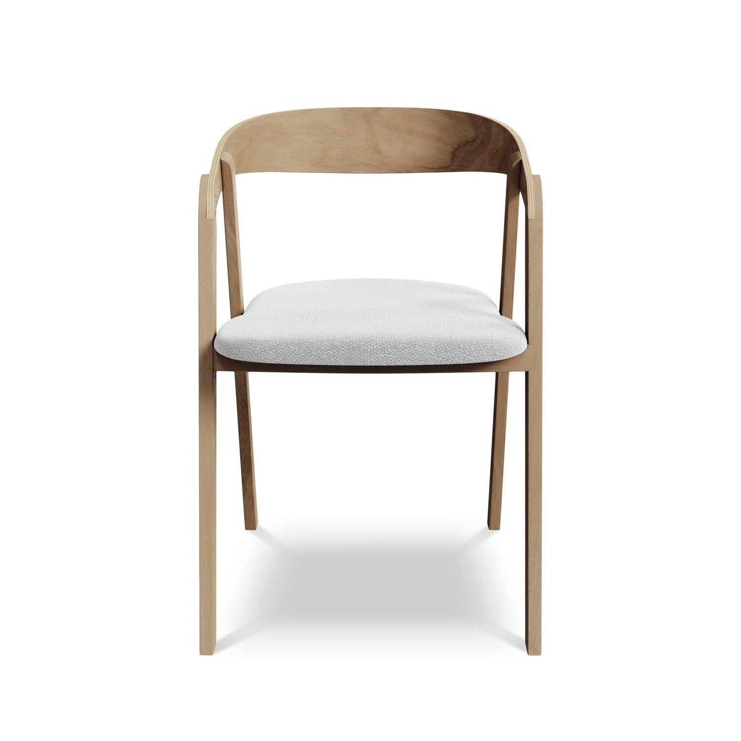 Židle ERIKA stříbrný boucle s bukovou základnou