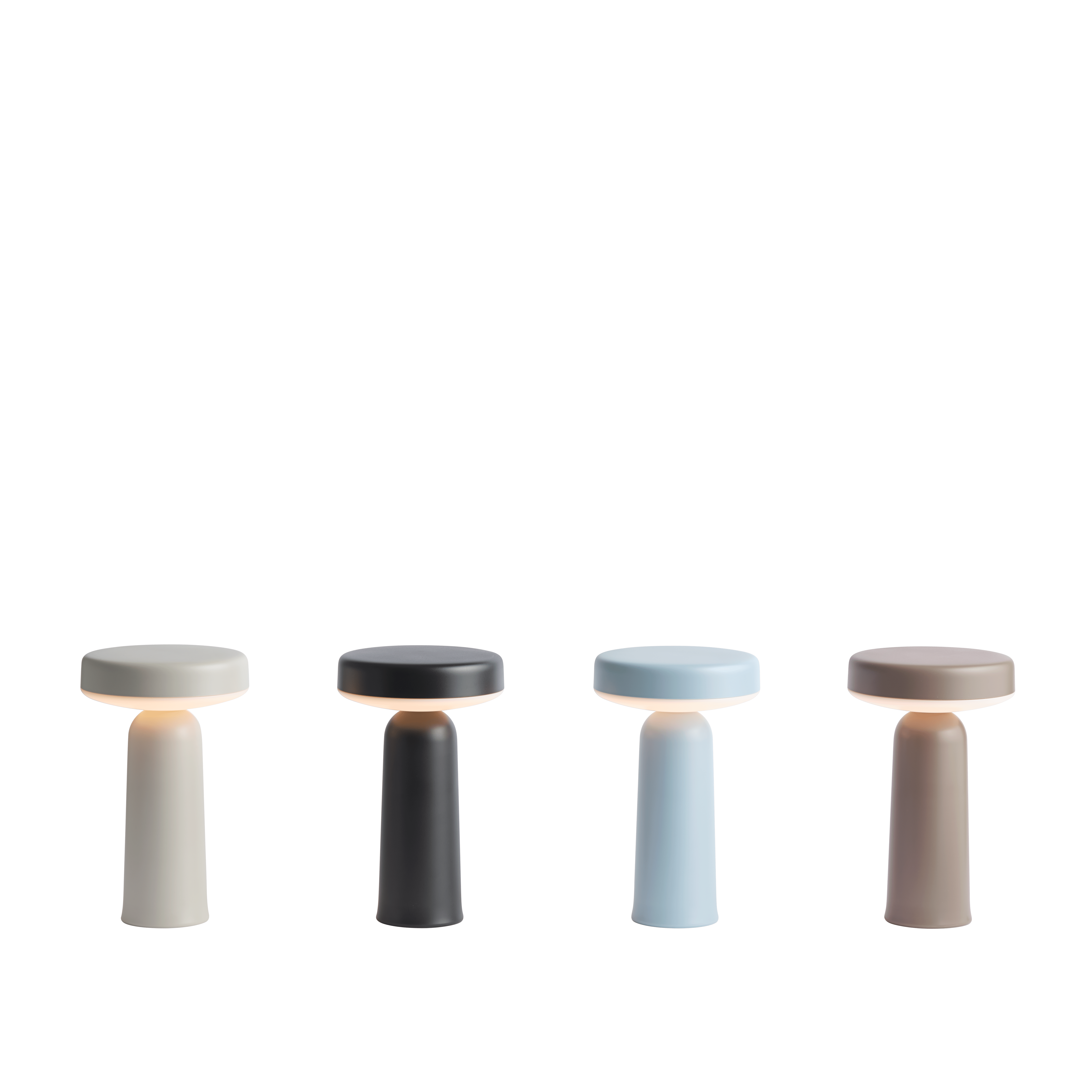 Přenosná venkovní lampa EASE taupe