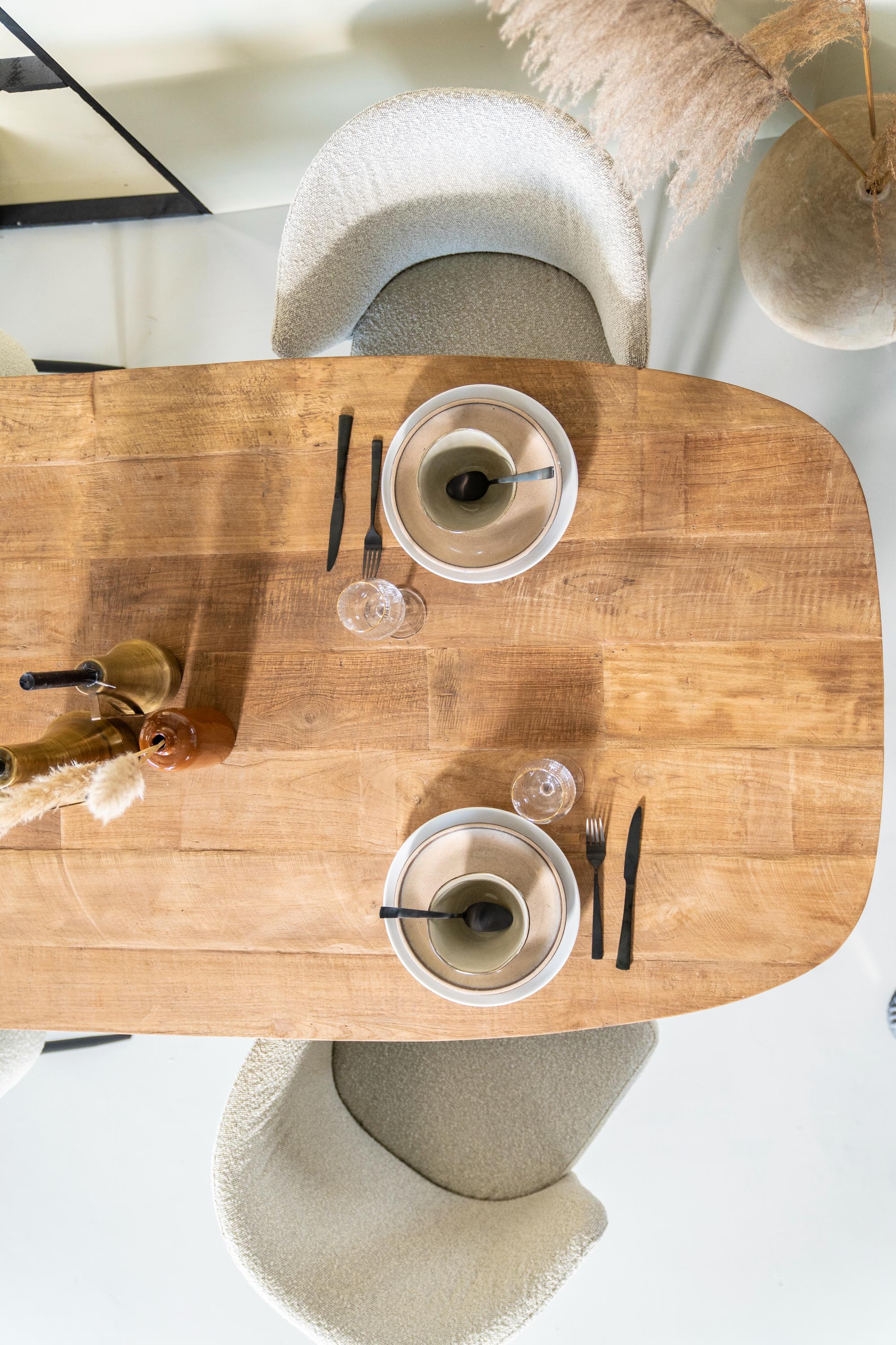 TABASSUM teak wood table