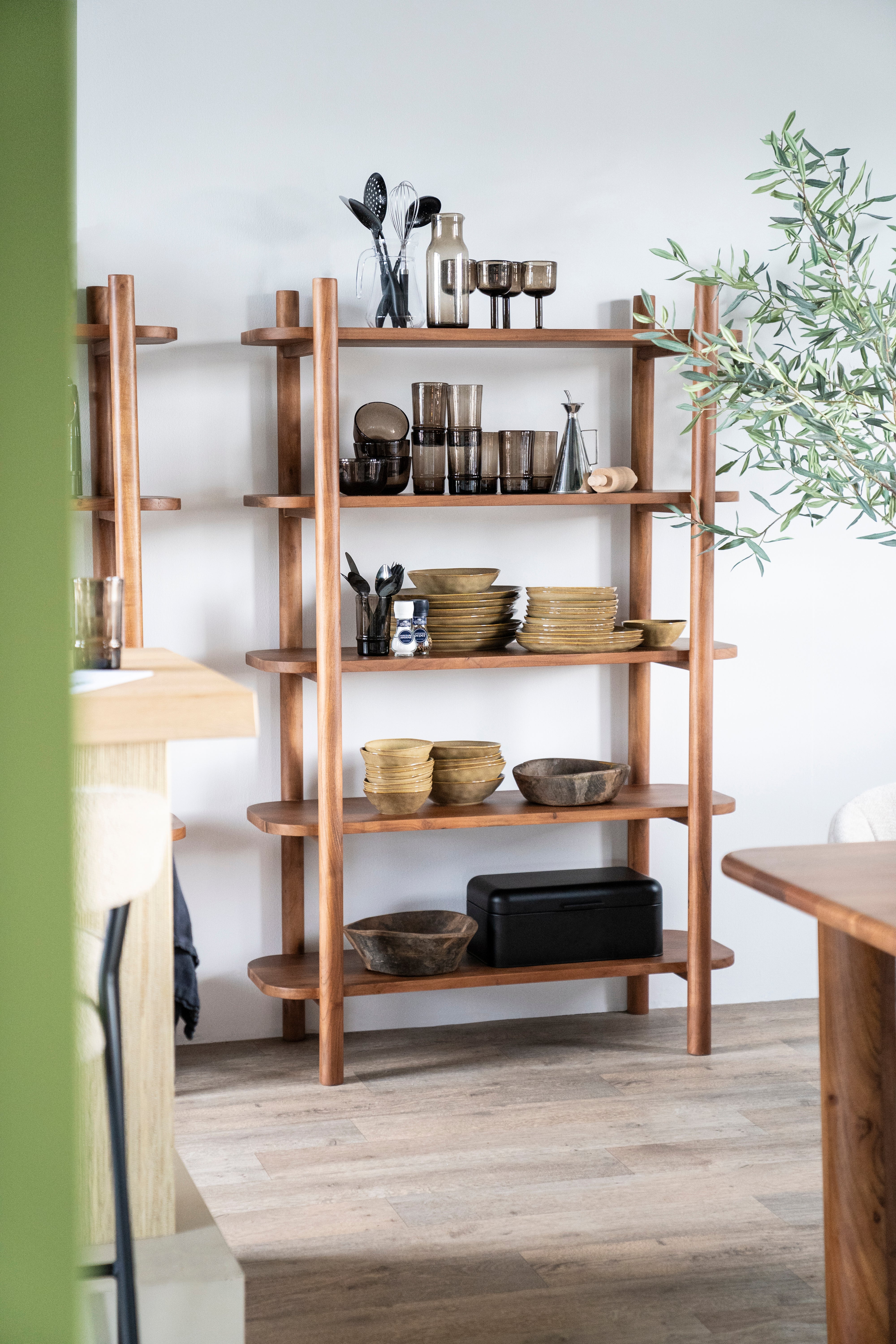 JULIAN Shelf acacia wood