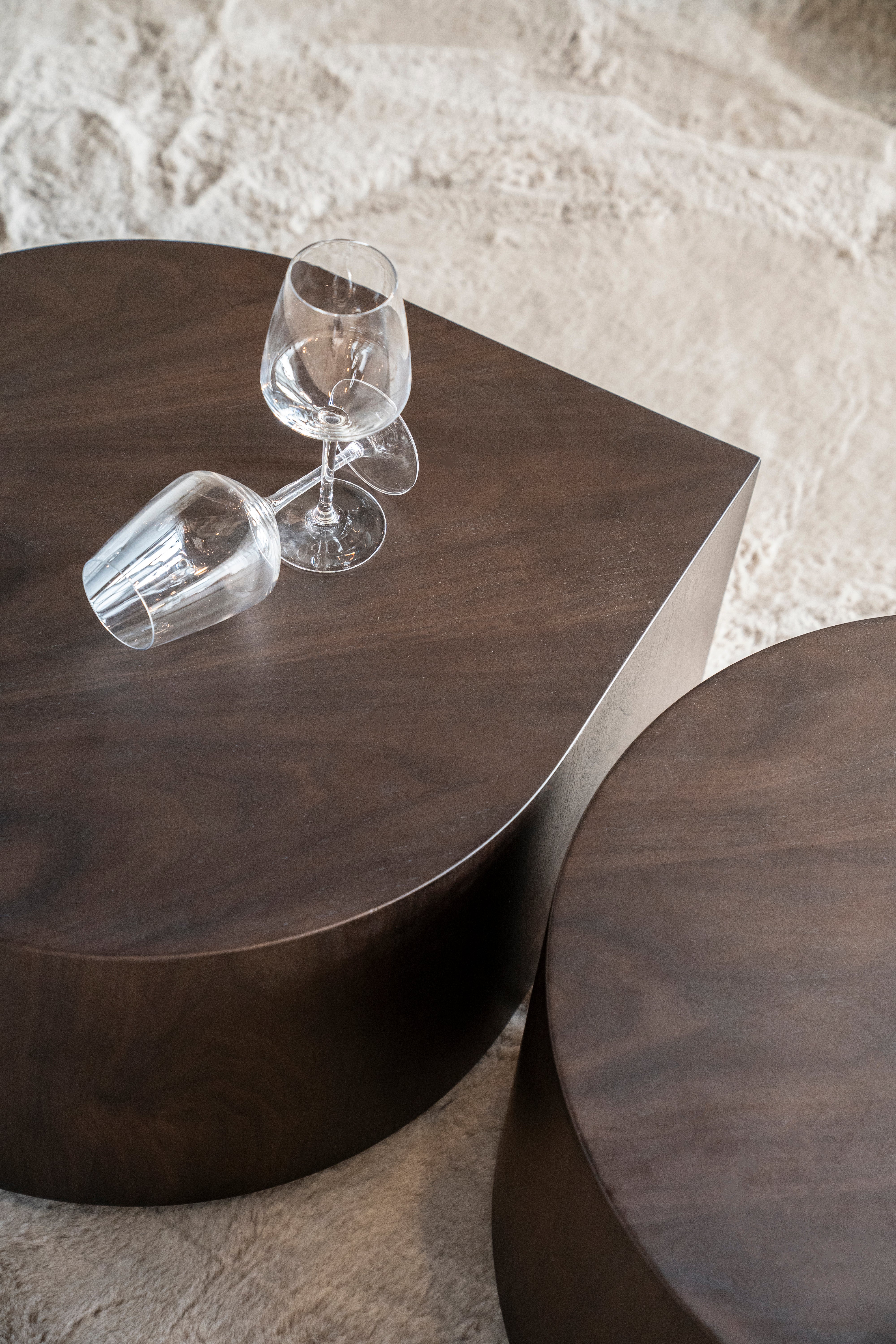 Konferenční stolek JULES tmavý ořechový dýha