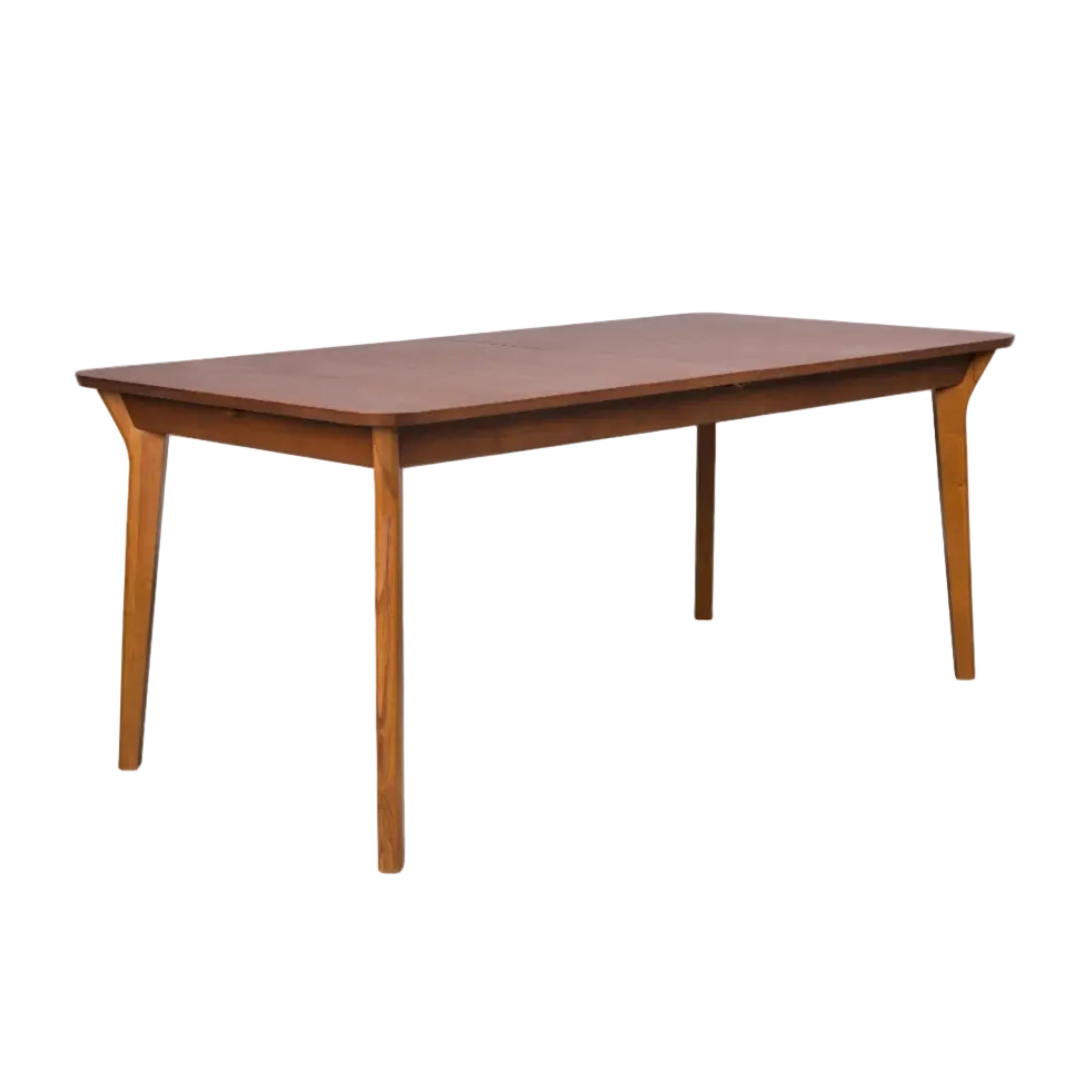ELLEN Extendable Table in Dark Brown Rubberwood