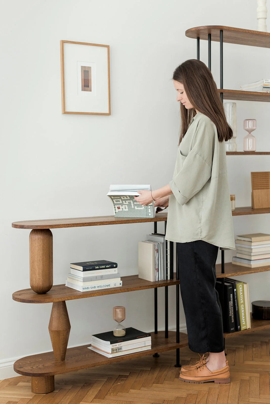 VAZOO Shelf Bleached Oak Wood