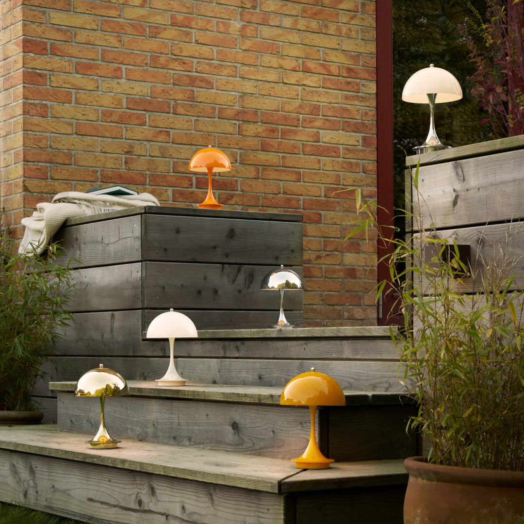 Portable lamp PANTHELLA 160 pale pink