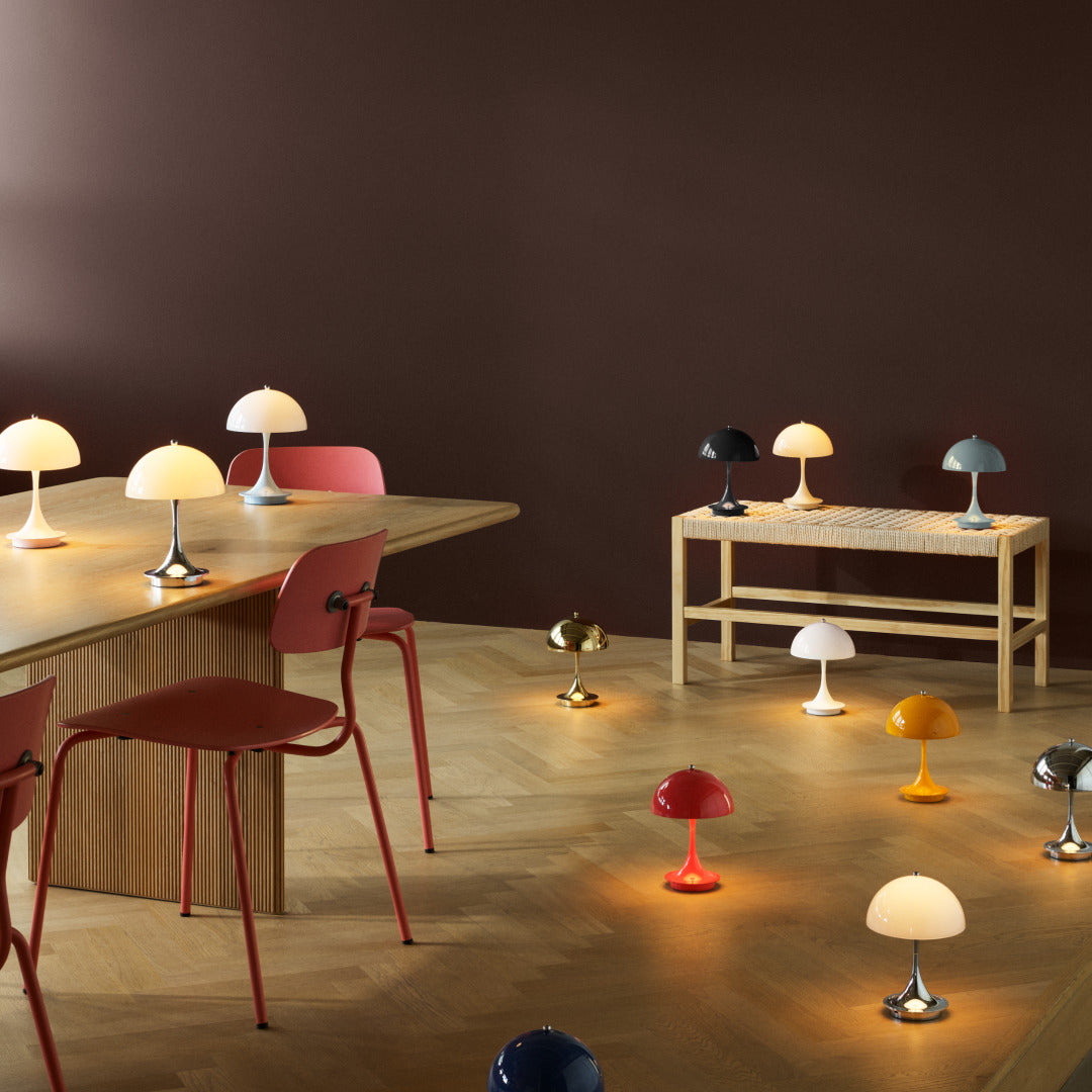 Portable lamp PANTHELLA 160 pale pink