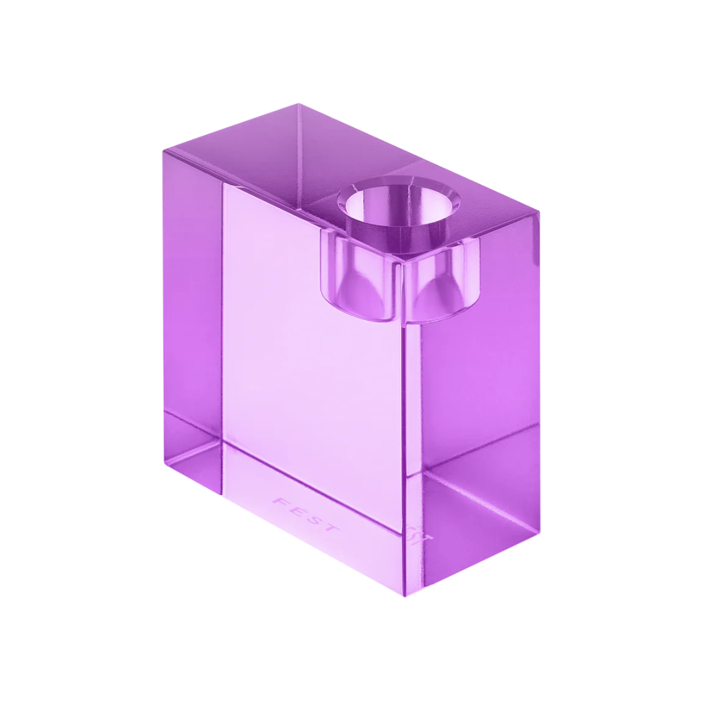 Svícen PARKER fialový