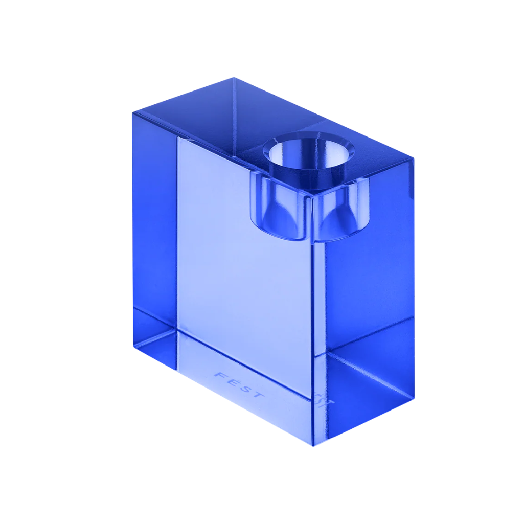 Svícen PARKER modrý