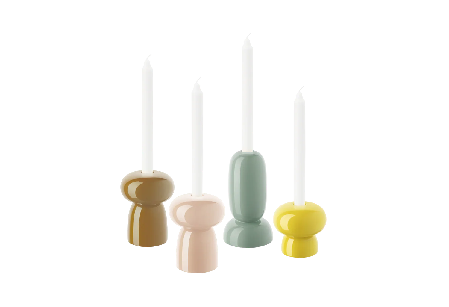 Svícen KOBUS karamelový