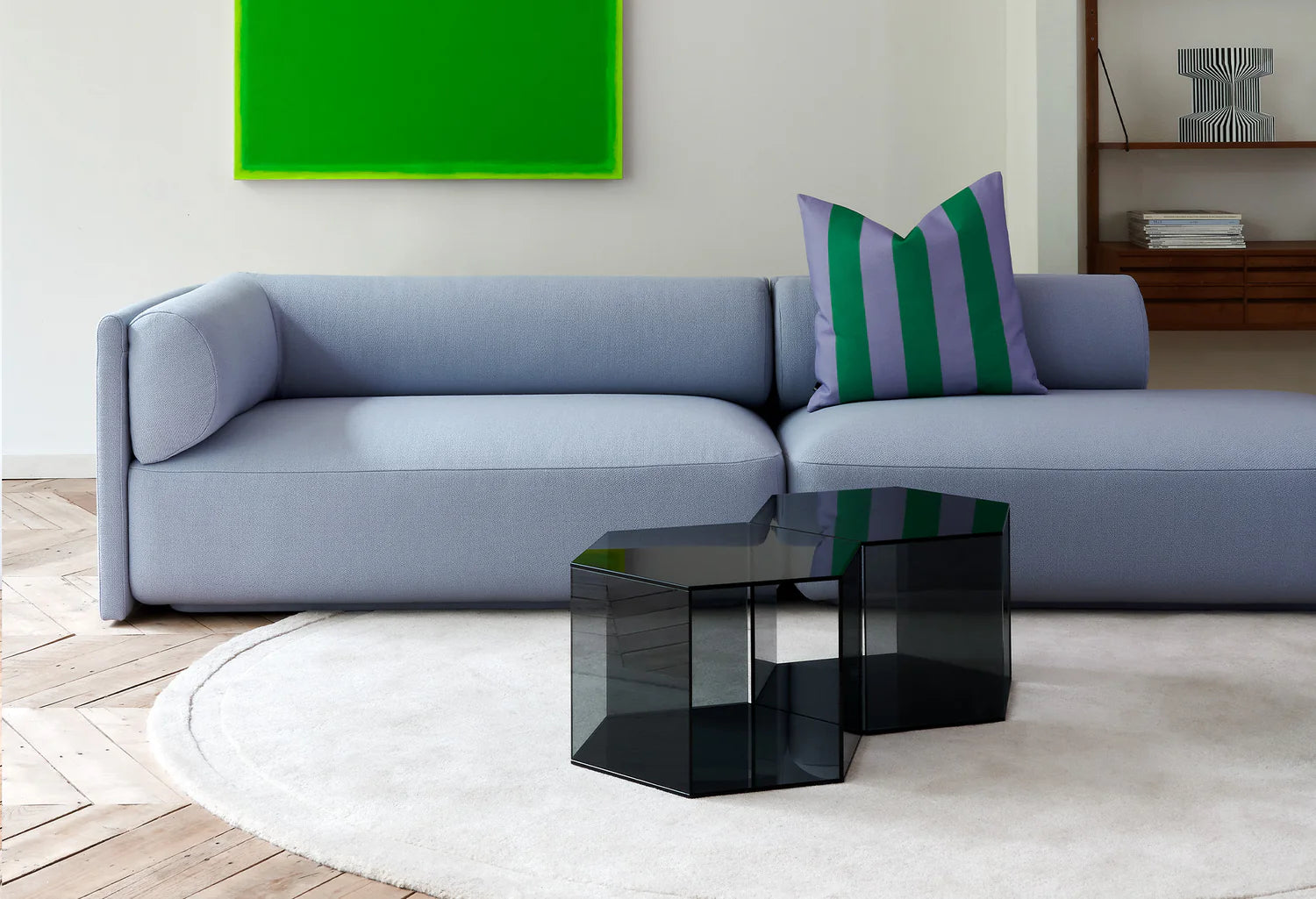 Oválný koberec NEO jasně oranžový