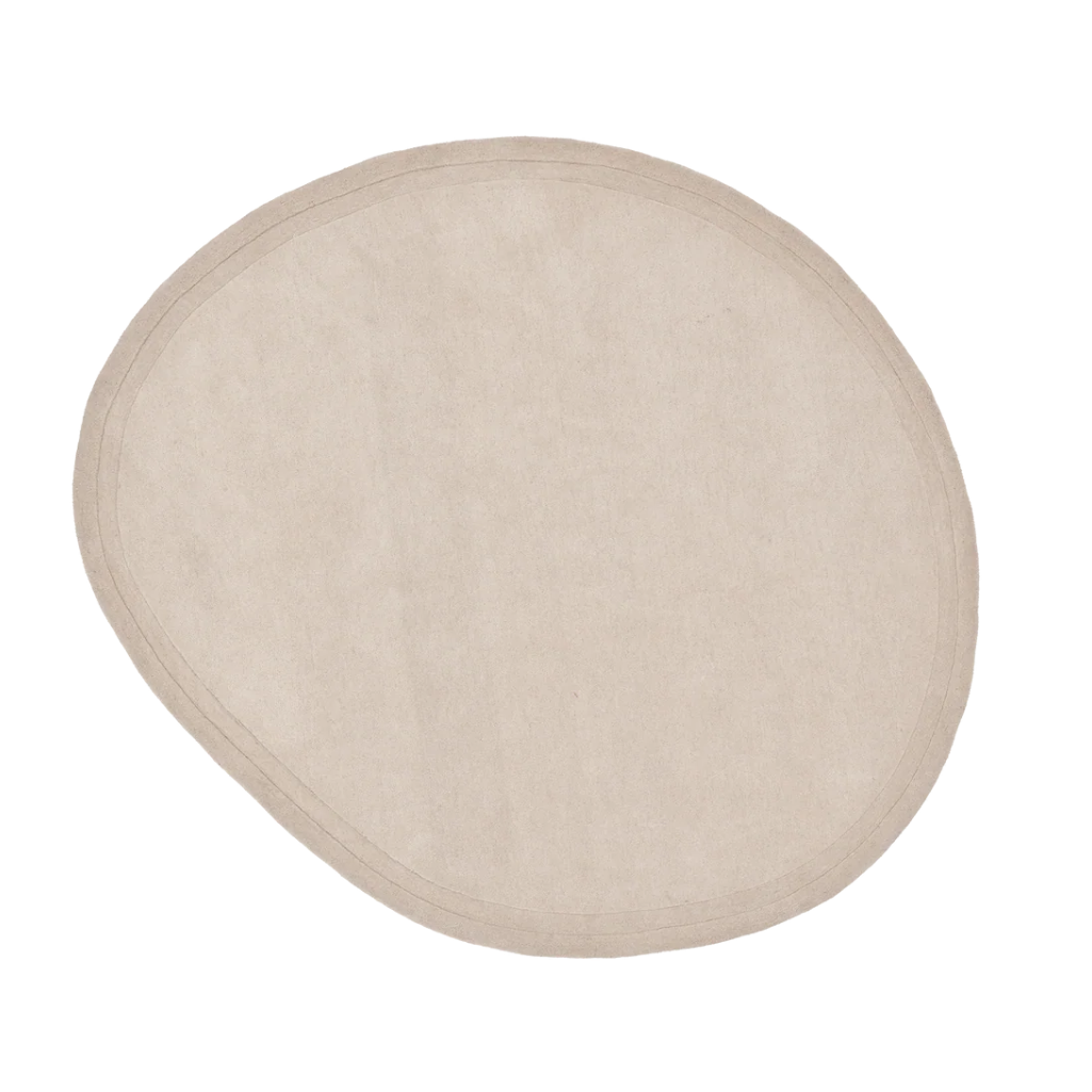 NEO Beige Oval Rug