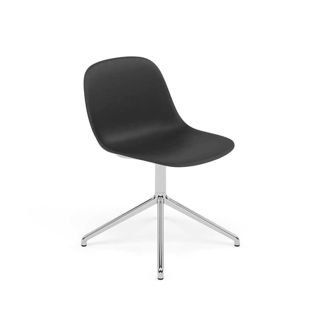 FIBER Black Swivel Chair
