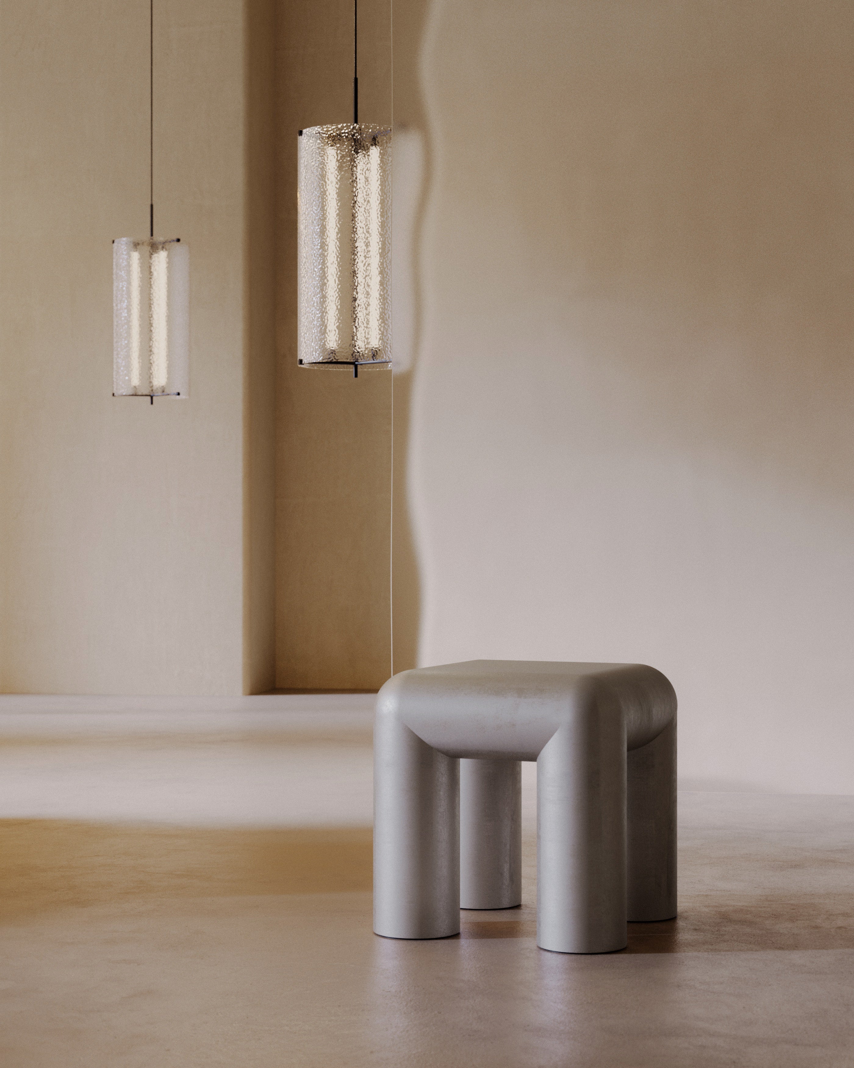 CUBIO Aluminum Side Table