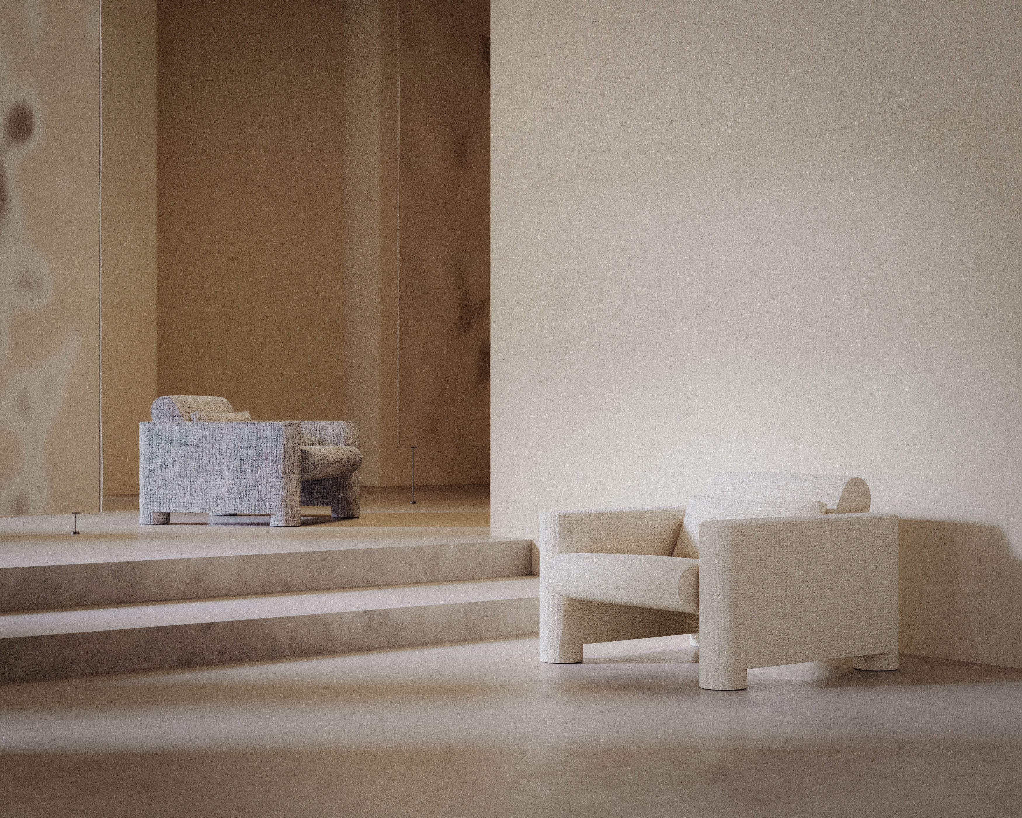 Upholstered ION Armchair